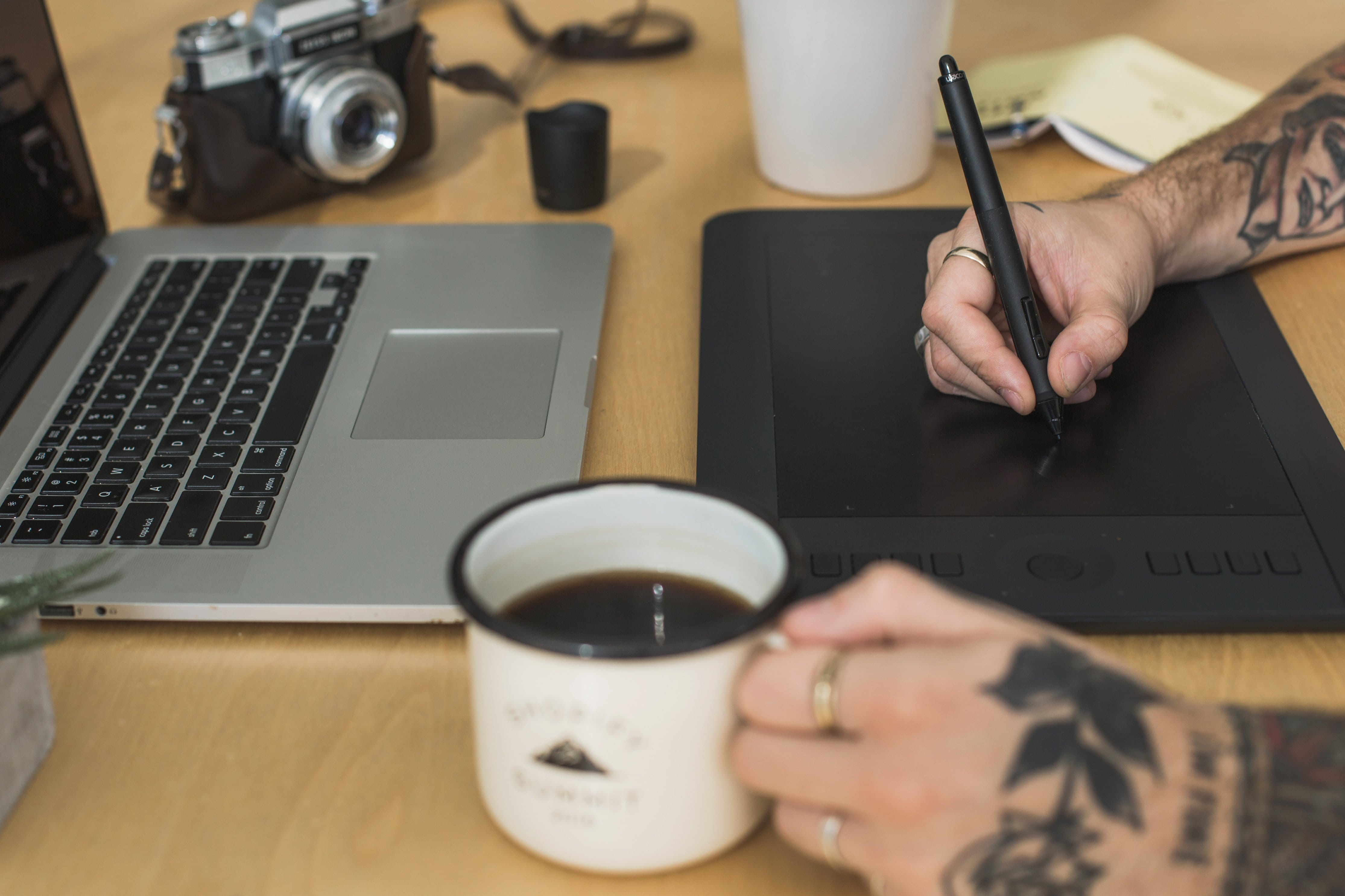 adult, Professional, hand, one person, human body part, work, Graphic Design, Computer, human hand, Coffee, Office, Business, photo, Laptop, furniture, HD Wallpaper