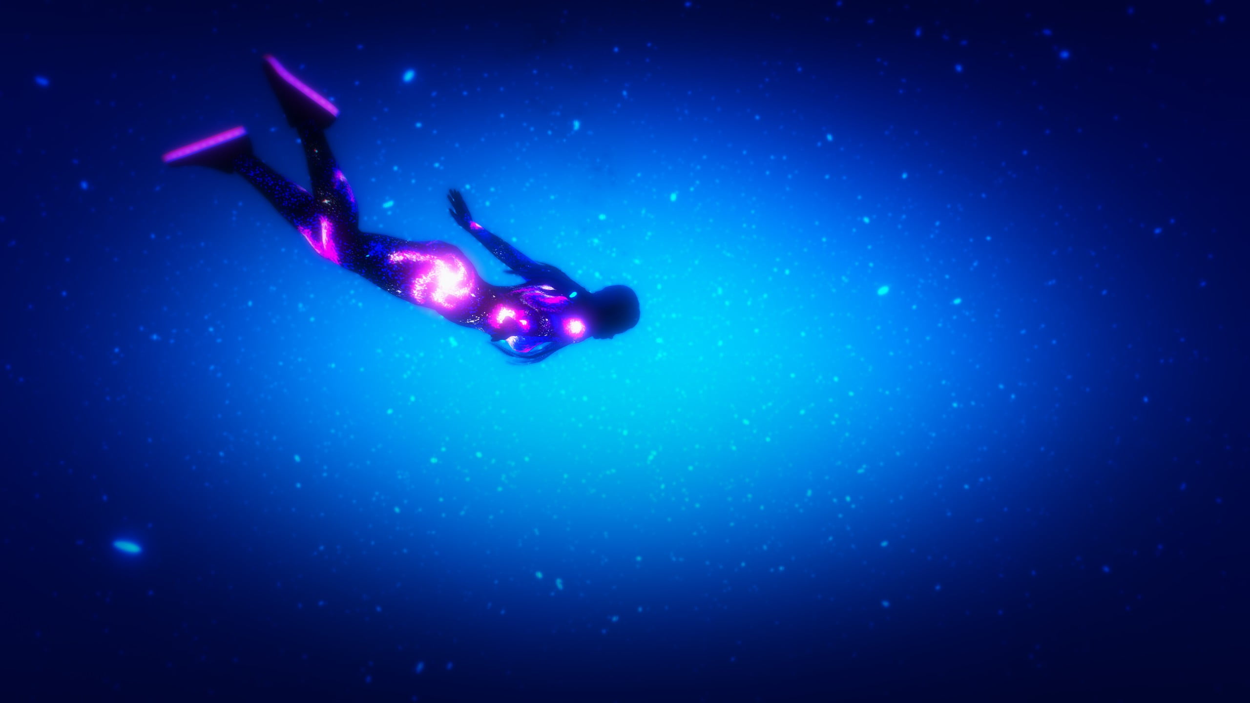 Grand Theft Auto V, neon glow, 2K, PC gaming, NaturalVision Evolved, HD Wallpaper