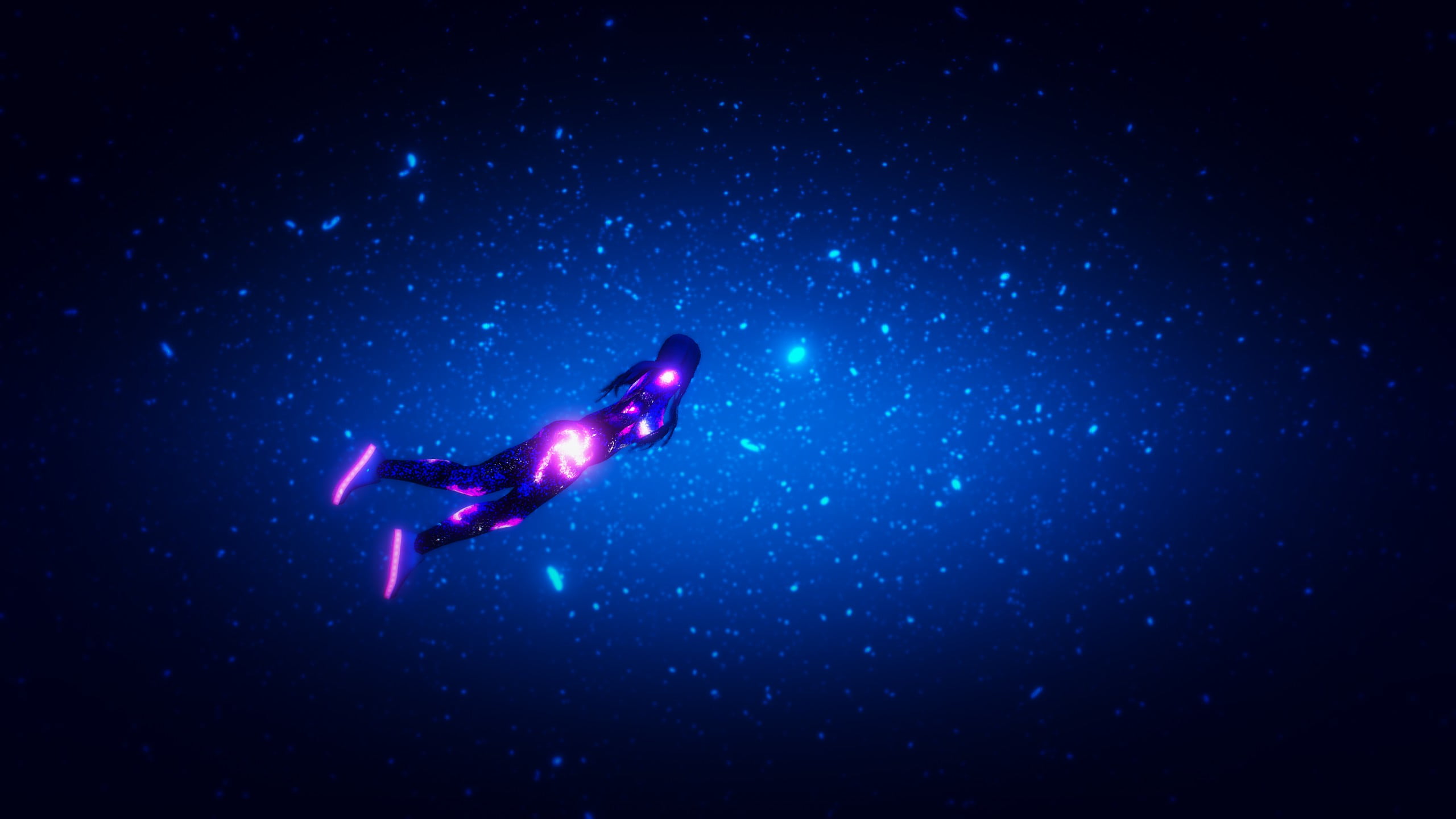 PC gaming, Grand Theft Auto V, 2K, neon glow, NaturalVision Evolved, HD Wallpaper