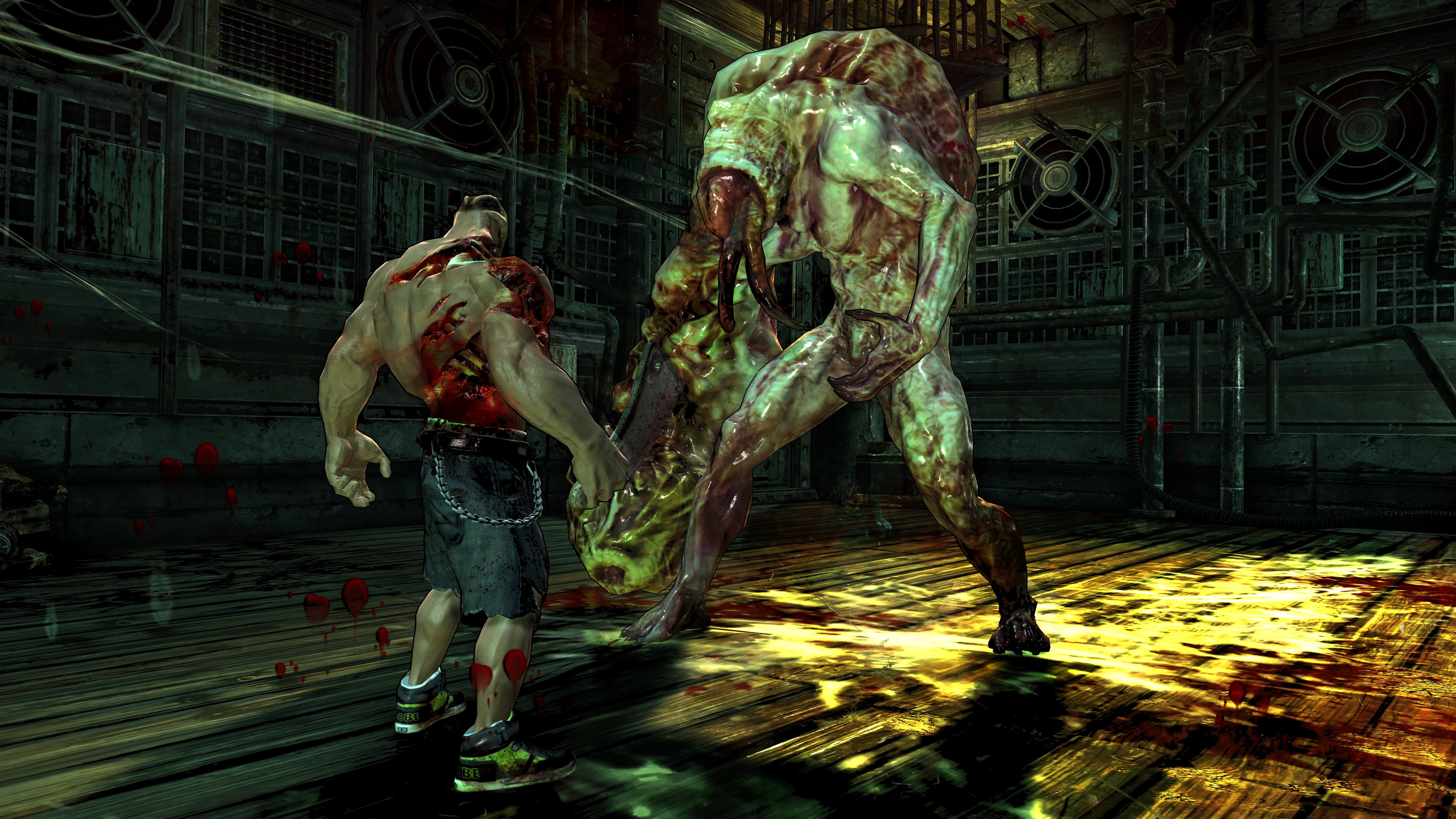 creature, 5K, monster, evil, fantasy, horror, arcade, fighting, warrior, slasher, blood, dark, action, HD Wallpaper