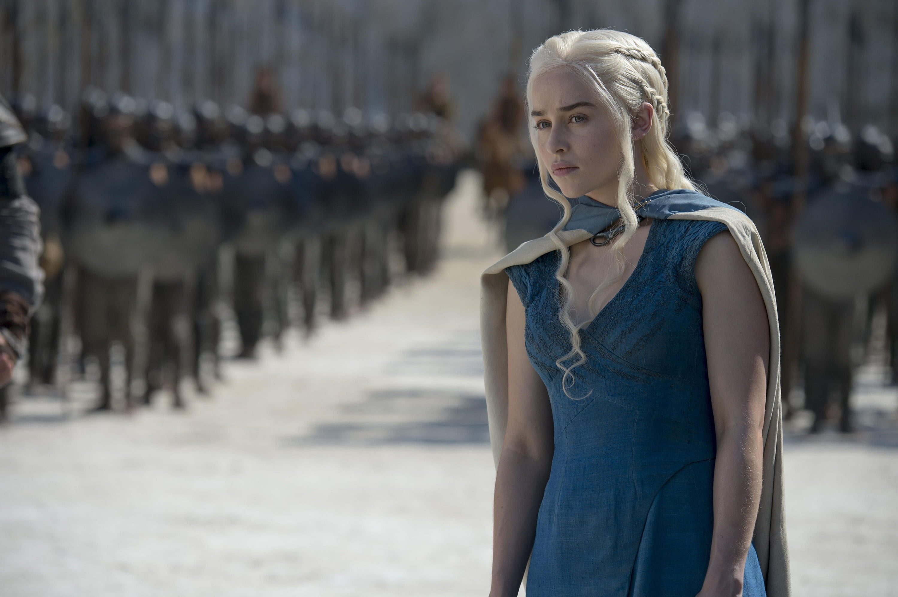 the mother of dragons, Emilia Clarke, Daenerys Targaryen, 2K, Game Of Thrones, HD Wallpaper