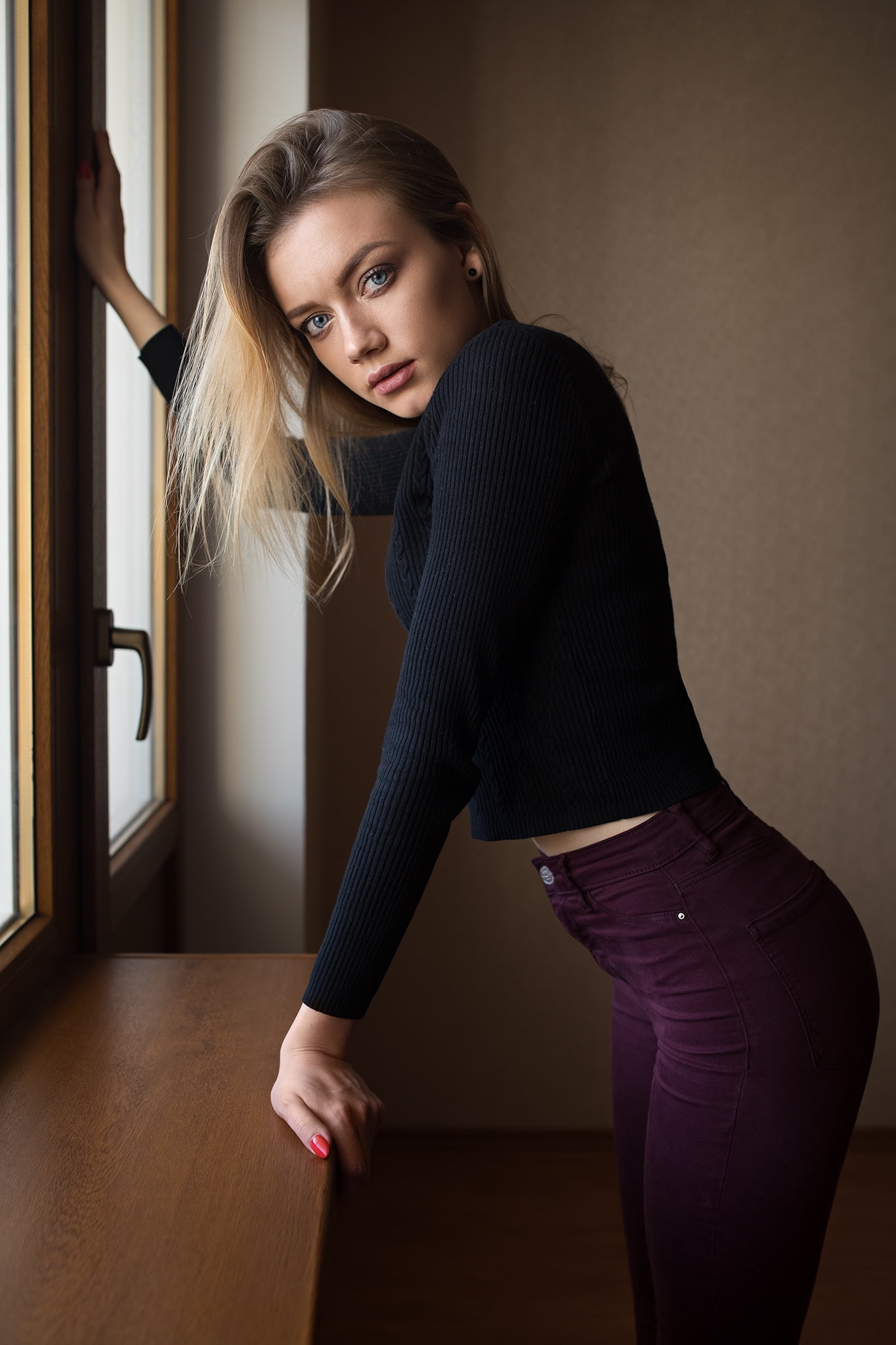 women, Dmitry Shulgin, 1080P, women indoors, model, Phone HD Wallpaper