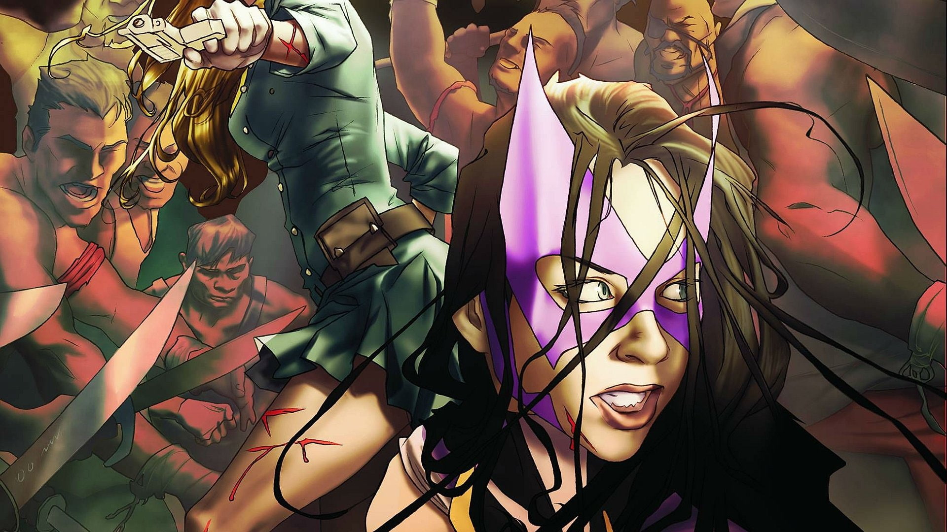 1080P, adult, people, smiling, human representation, Comics, young women, happiness, Birds Of Prey, Huntress (DC Comics), fashion, group, human body part, HD Wallpaper