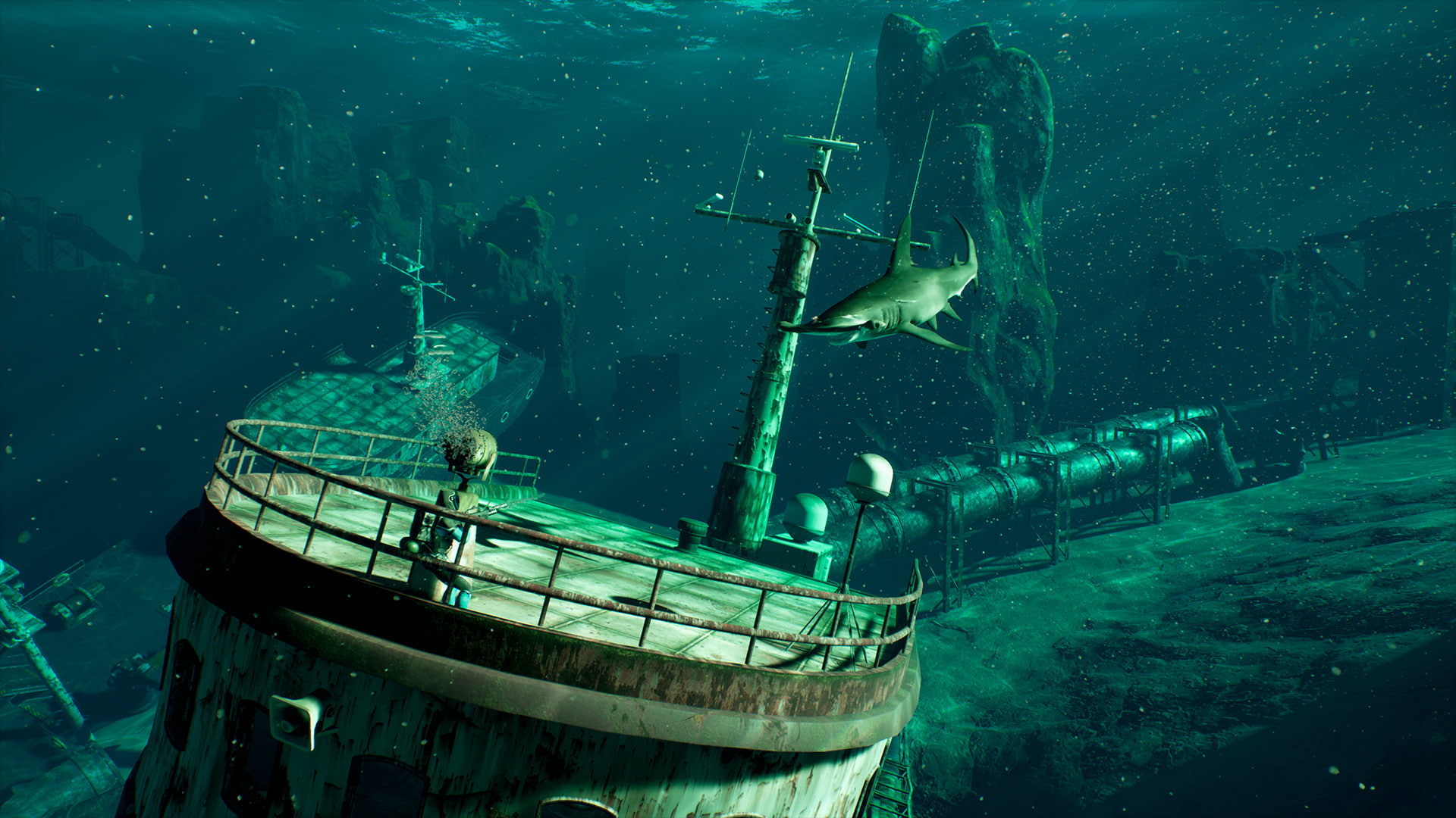 Last Tide, Video Game, Hammerhead Shark, Shark, 1080P, HD Wallpaper