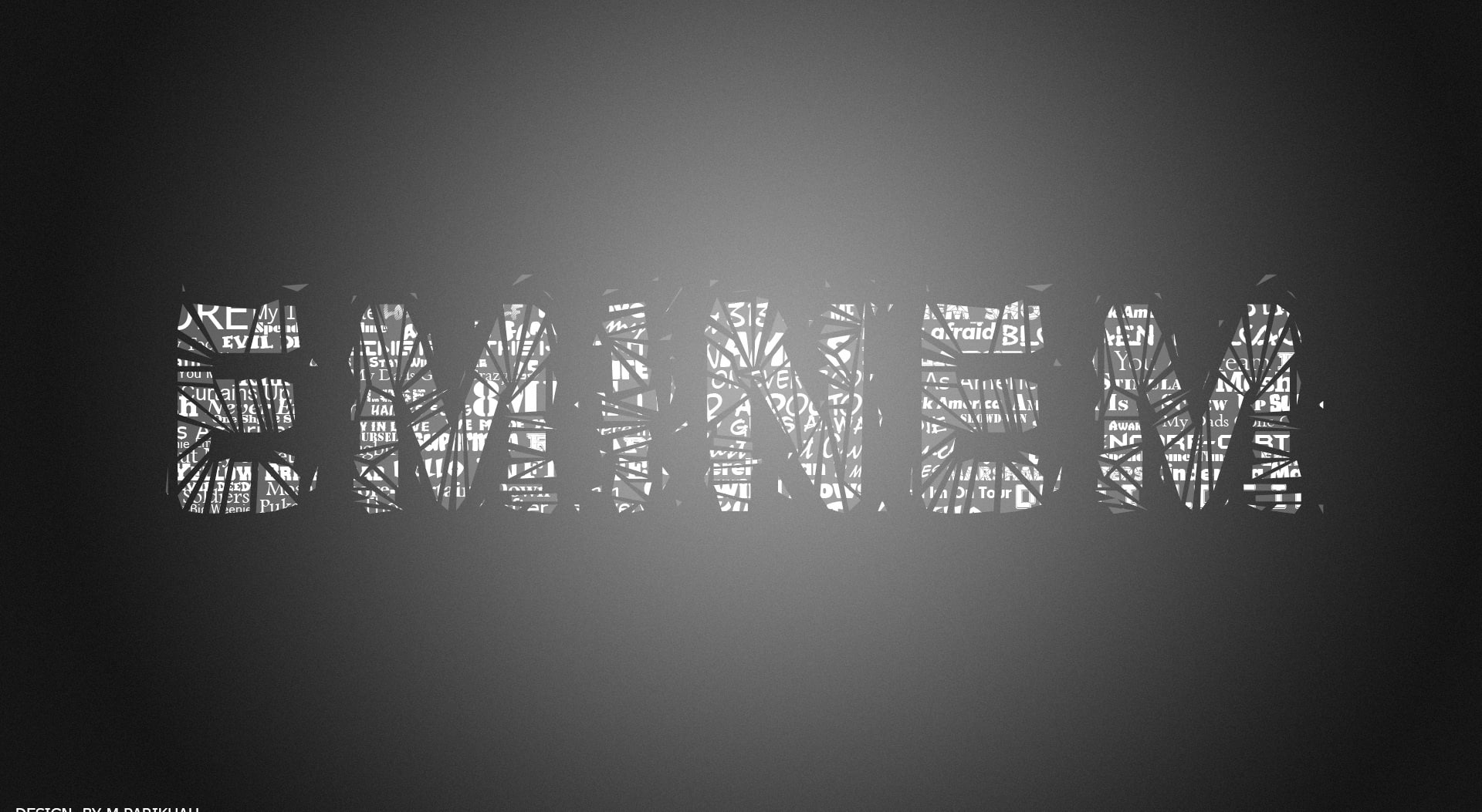 eminem, Typography, built structure, sky, construction industry, silhouette, illuminated, creativity, nature, plant, in a row, outdoors, night, no people, HD Wallpaper