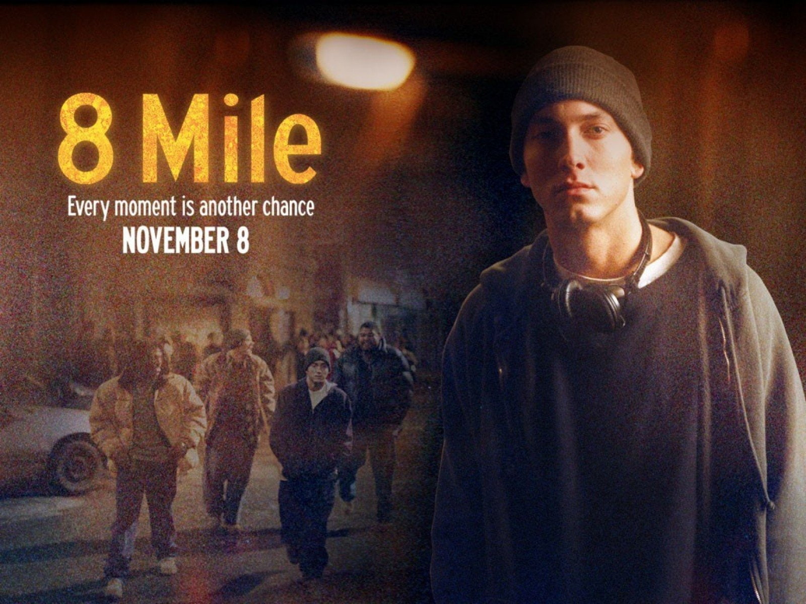 8 Mile, Eminem, Movie, 720P, HD Wallpaper