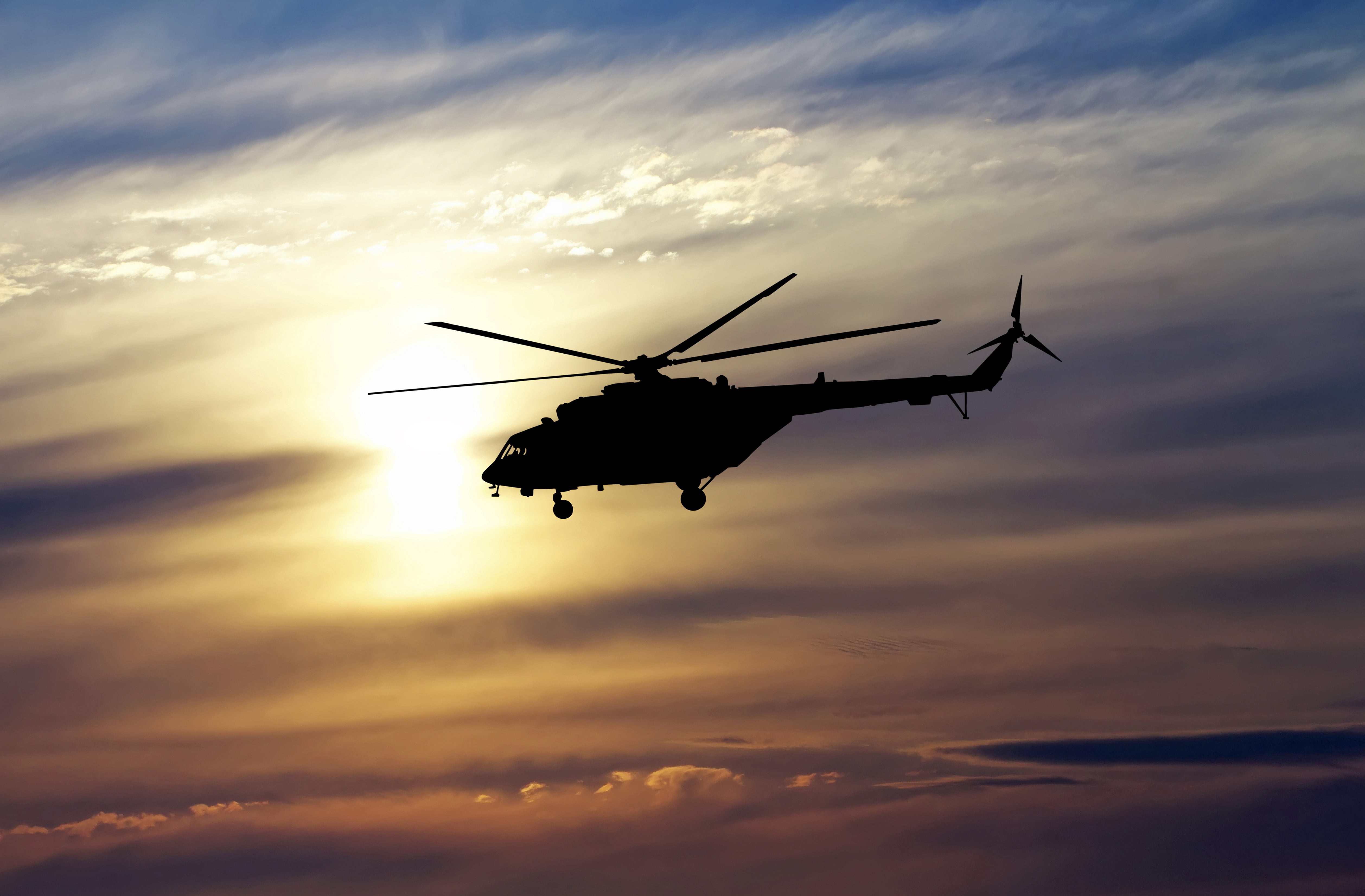 Soviet, transportation, the sky, Russia, spinner, air vehicle, scenics - nature, flight, nature, beautiful background, motion, dramatic sky, silhouette, HD Wallpaper