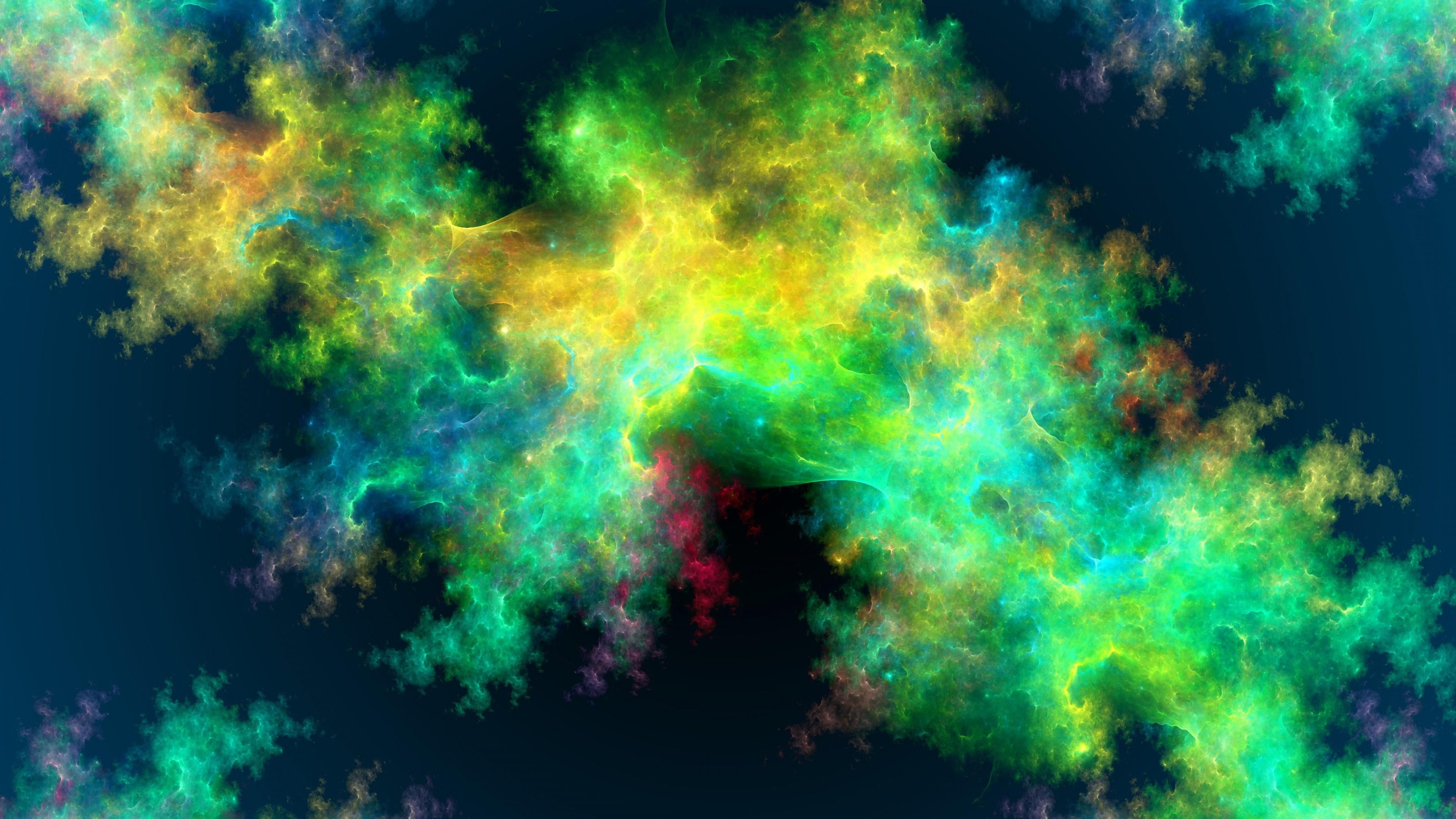 saints, full frame, 4K, space, mystery, black background, abstaction, special effects, motion, fractal, studio shot, fractal art, patterns, splashing, HD Wallpaper