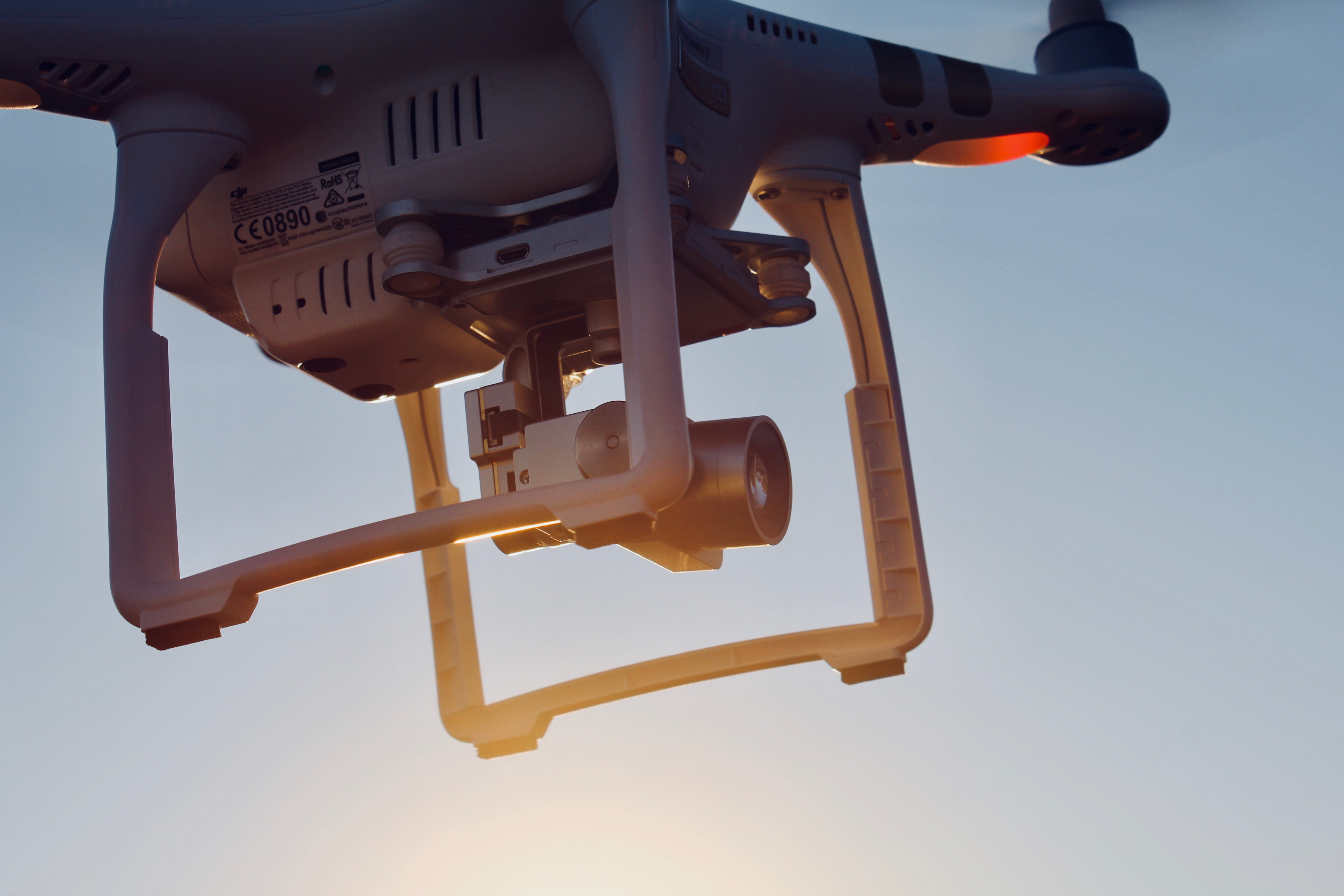 metal, dji, technology, transportation, outdoors, clear sky, photo, phantom, closeup, flying, air vehicle, no people, travel, daytime, sunlight, quadcopter, HD Wallpaper