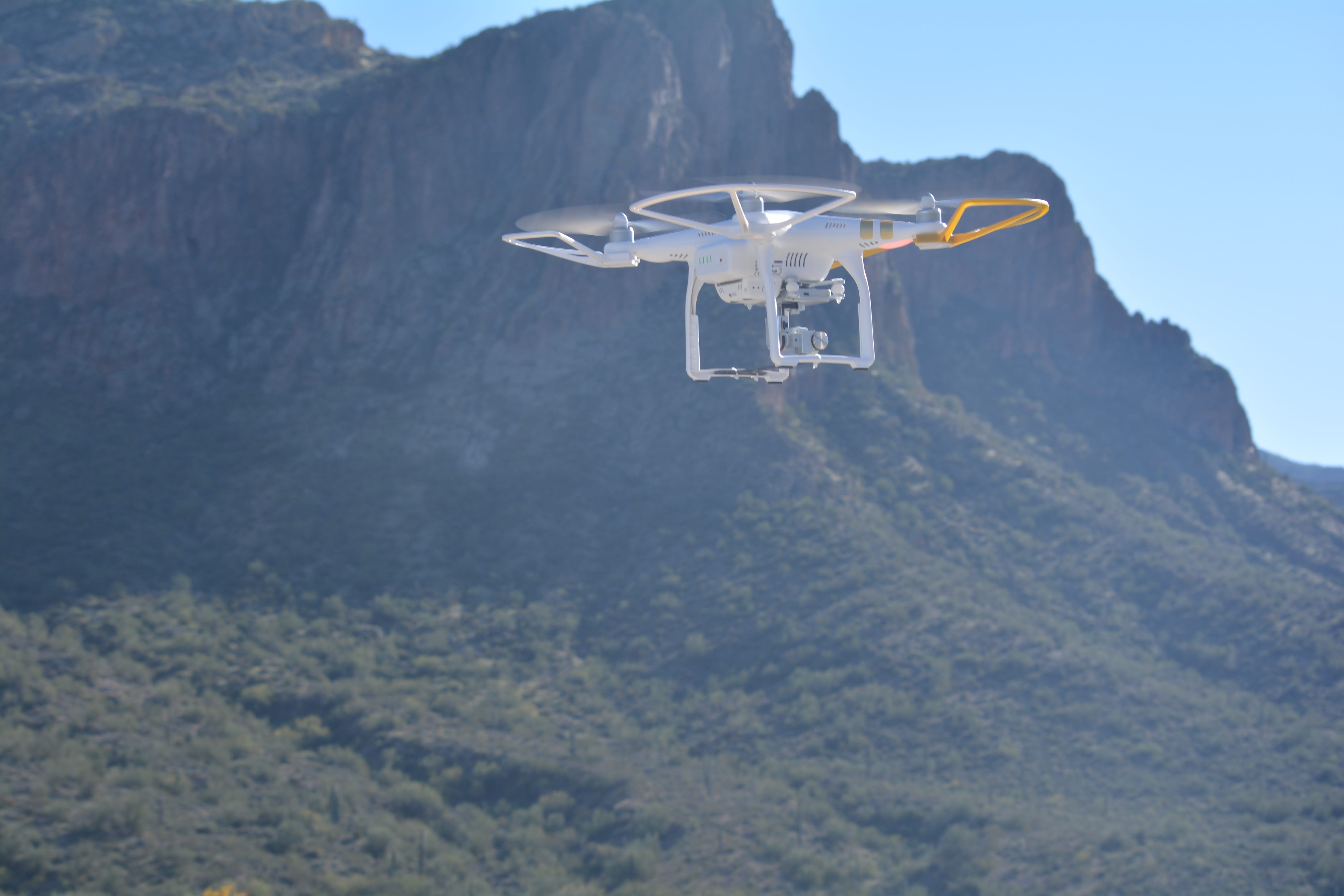 mountains, nature, mid-air, saguaro lake, air vehicle, environment, aerospace industry, motion, aerial view, airplane, technology, arizona, landscape, flying, HD Wallpaper