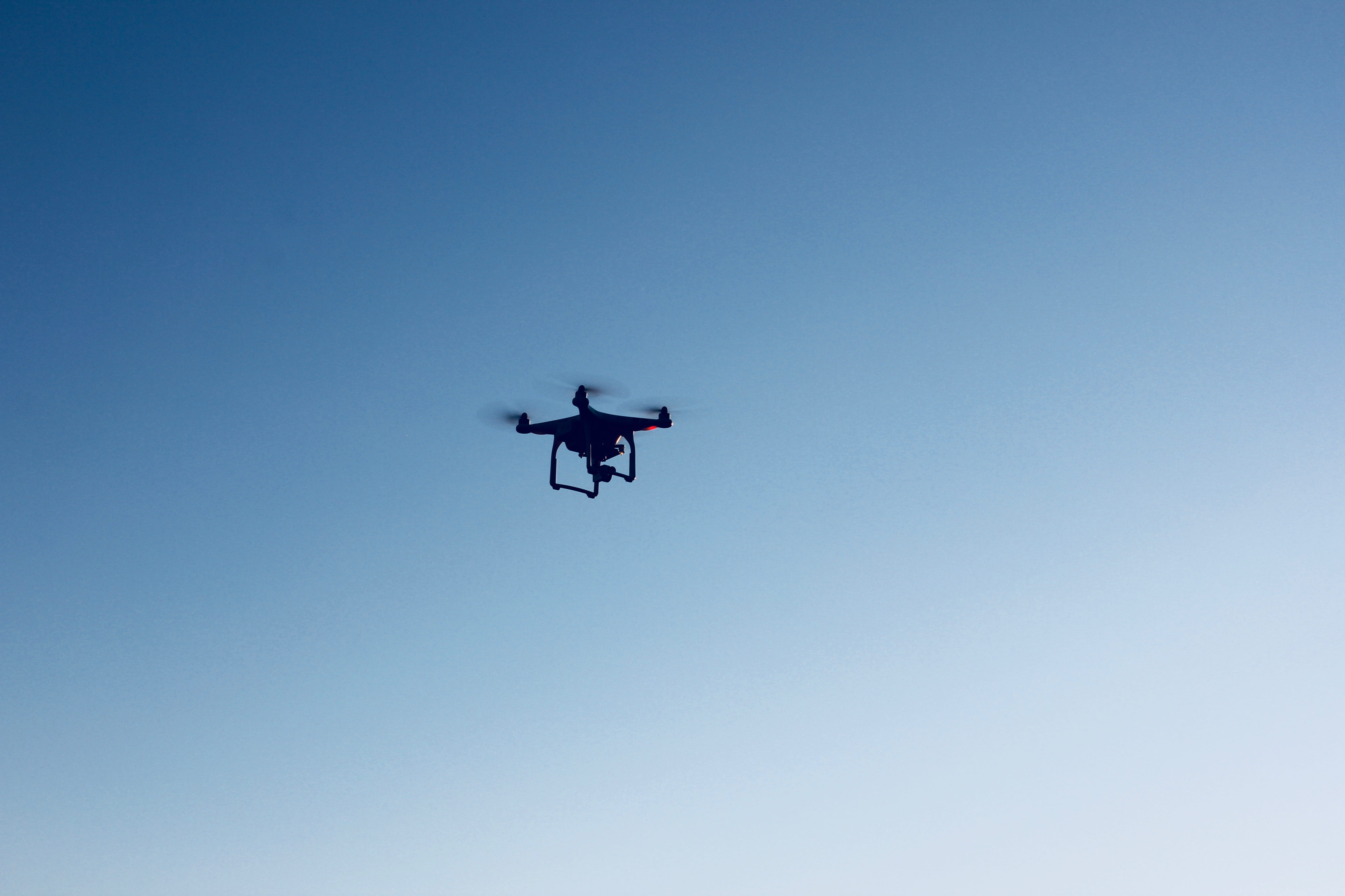 day, sky, no people, motion, journey, travel, silhouette, outdoors, clear sky, dji, mid-air, flight, united states, blue, airplane, prop, flying, dji phantom 3 4k, HD Wallpaper