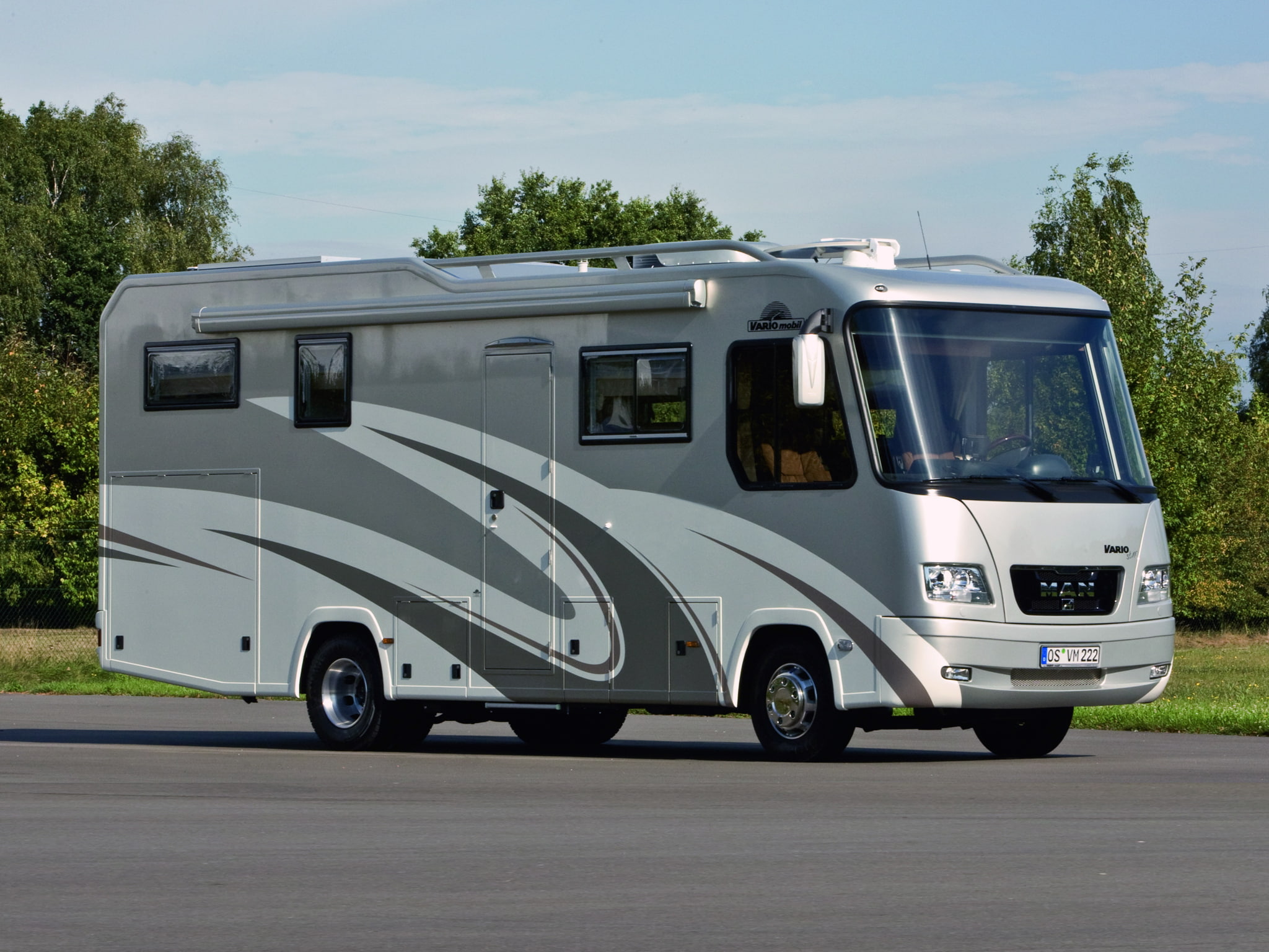 2010, vario, 800, star, motorhome, camper, 1080P, HD Wallpaper