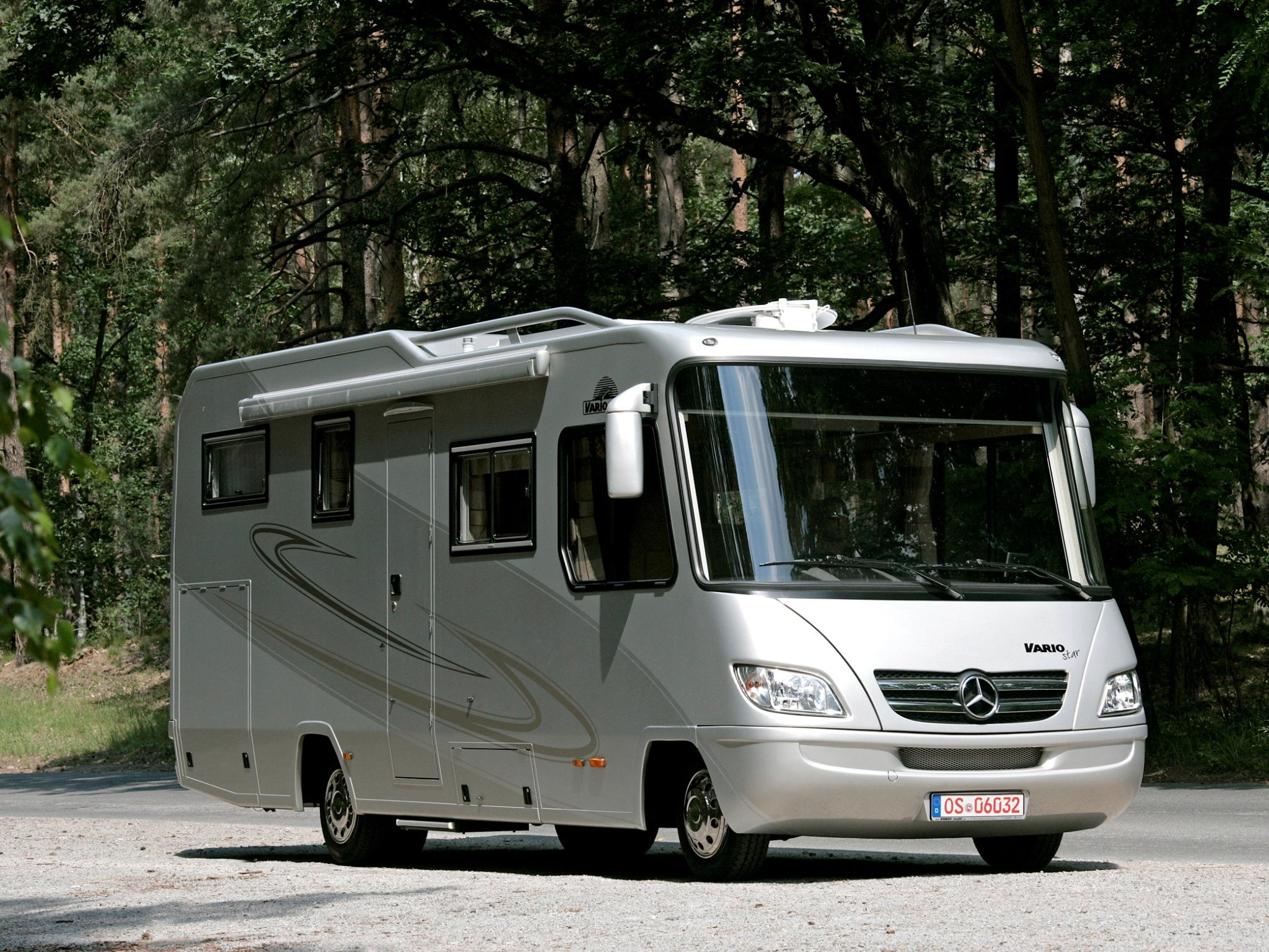 906, 750, vario, star, 2009, benz, camper, 1080P, mercedes, motorhome, HD Wallpaper