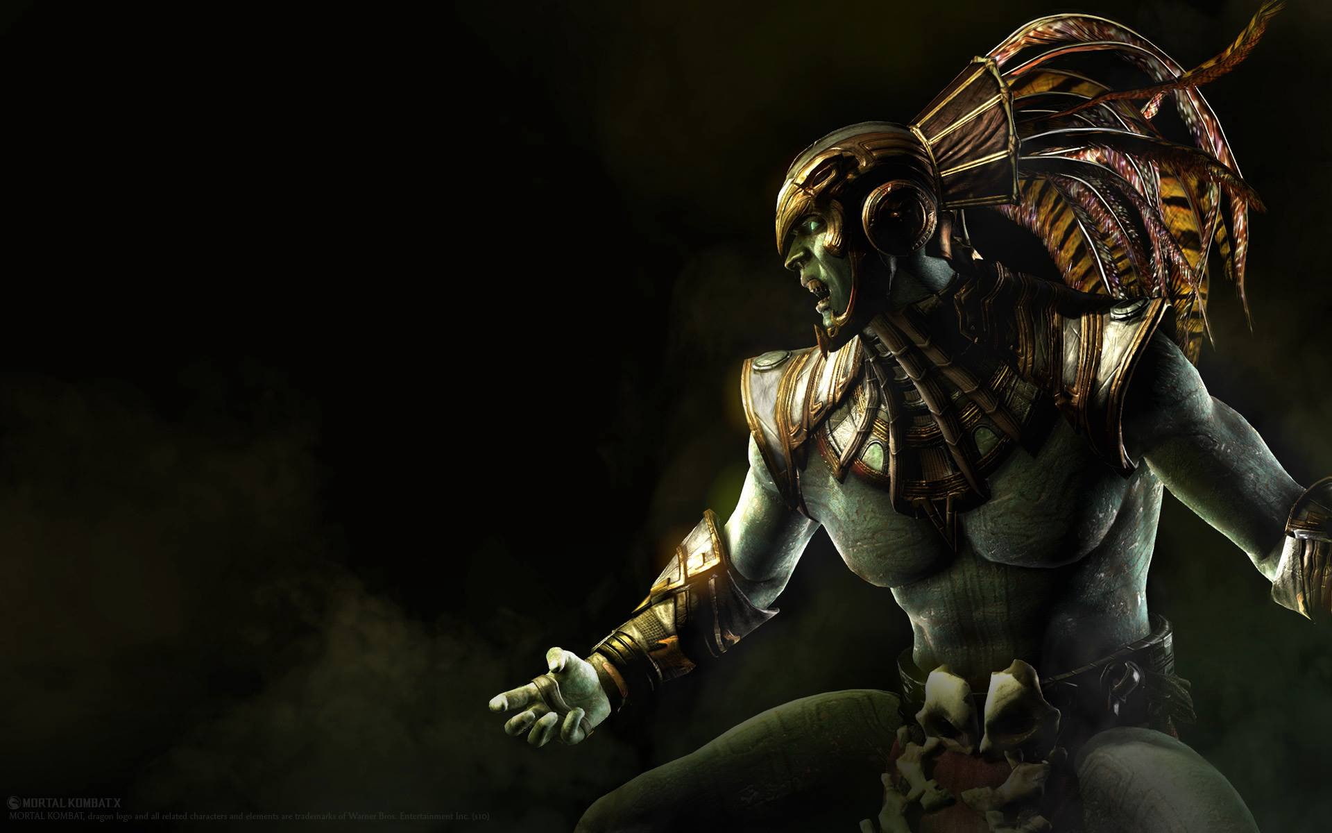 osh-tekk, kotal kahn, 1080P, mortal kombat x, HD Wallpaper