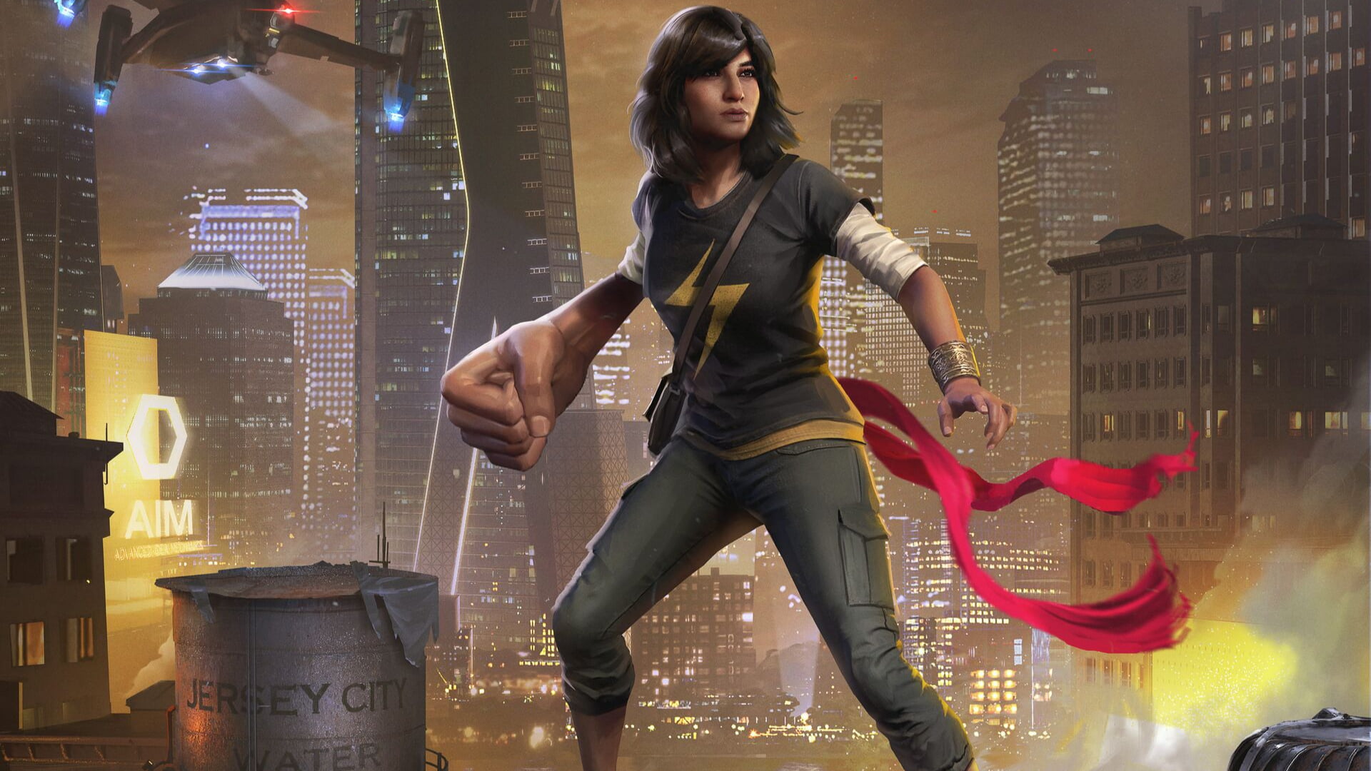 Kamala Kahn, Video Game, 1080P, Marvels Avengers, Avengers, HD Wallpaper