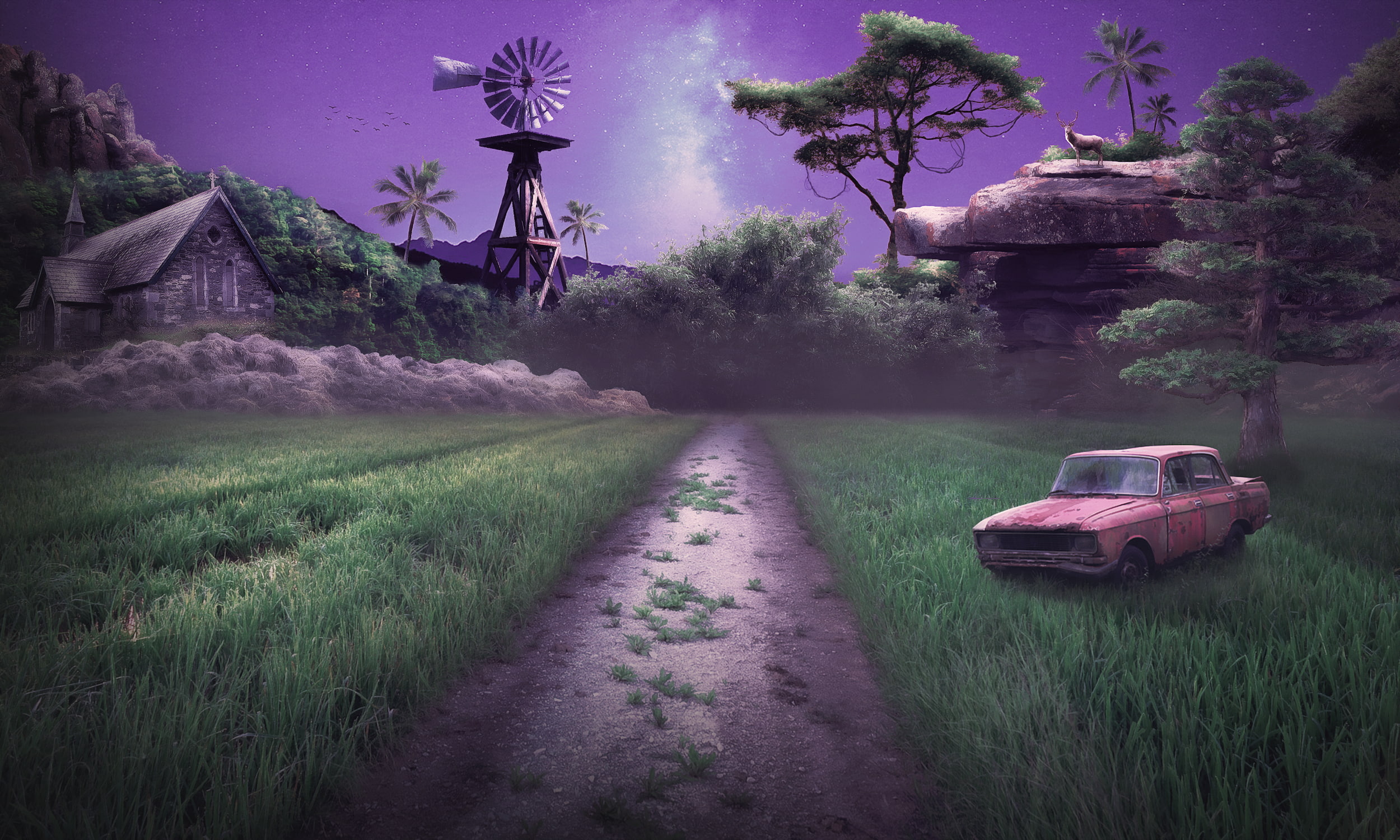Path, Dead End, 1080P, Landscape, HD Wallpaper