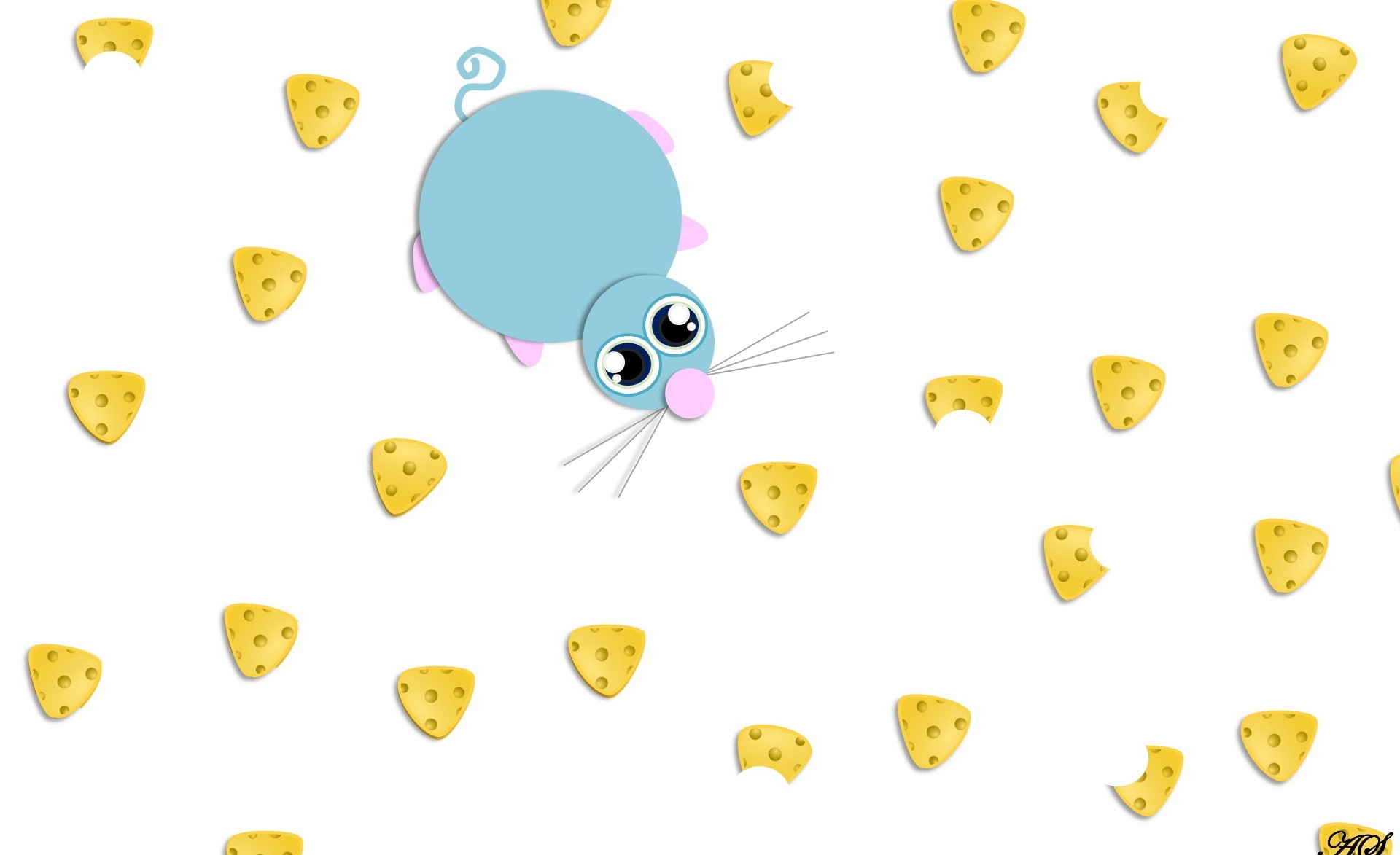 vertebrate, creativity, food and drink, cut out, indoors, cheesehunt, pattern, animal, Cartoons, white background, animal wildlife, studio shot, art and craft, HD Wallpaper