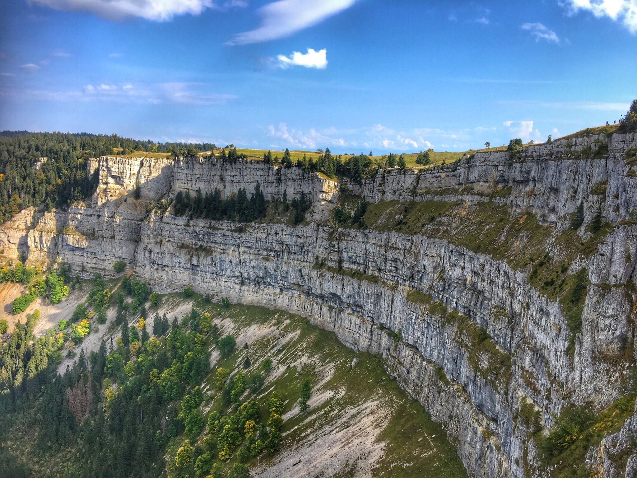 mountain, nature, rock, day, blue, sky, no people, the past, beauty in nature, cloud - sky, building exterior, van, tree, built structure, scenics - nature, HD Wallpaper