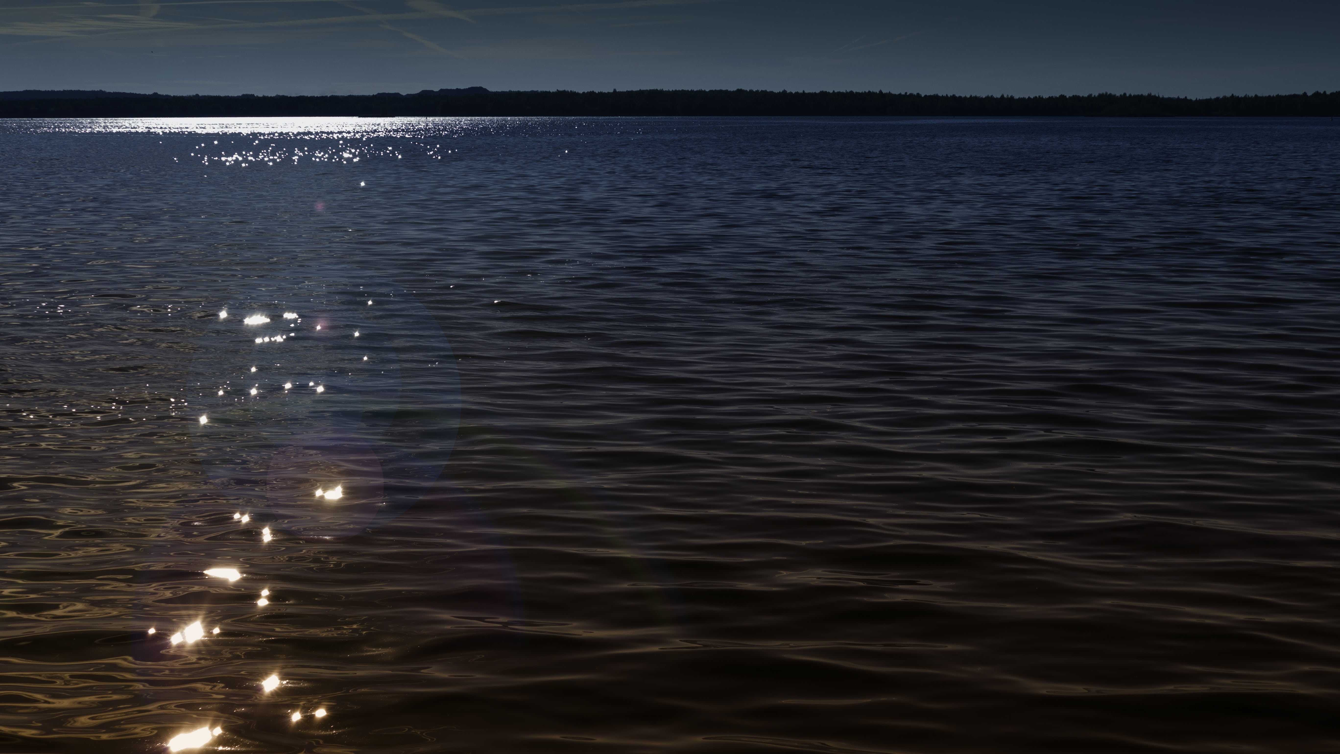 scenics - nature, idyllic, waterfront, water, reflection, land, outdoors, day, no people, body, 5K, rippled, tranquil scene, lake, late summer mood, near, HD Wallpaper