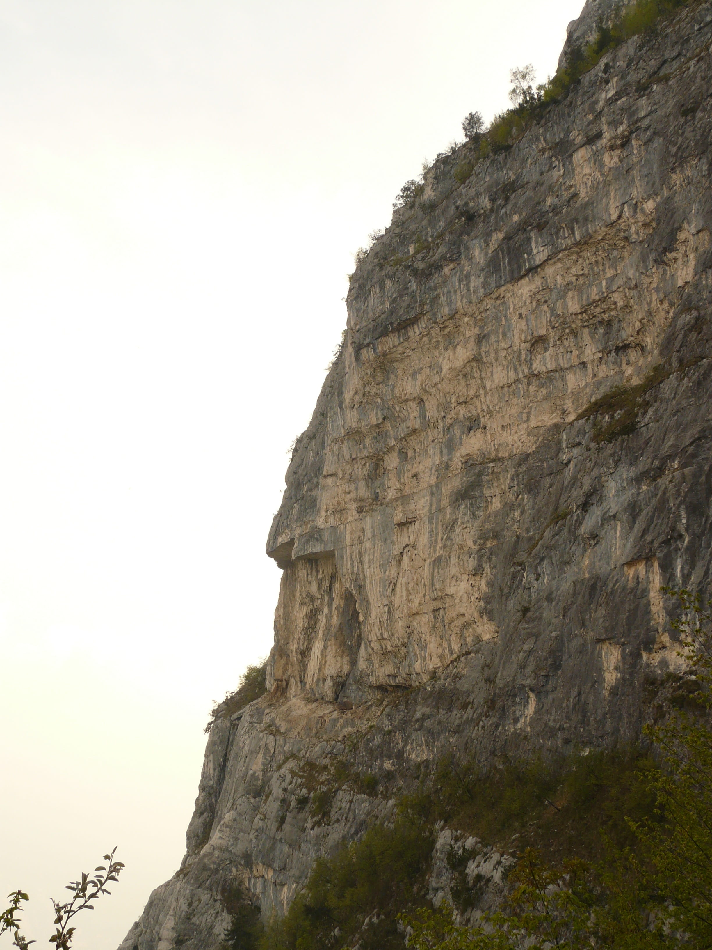 rock formation, perpendicular, via ferrata, Rock, climbing route, low angle view, landscape, narrow, physical geography, bergtour, 2K, day, no People, Phone HD Wallpaper