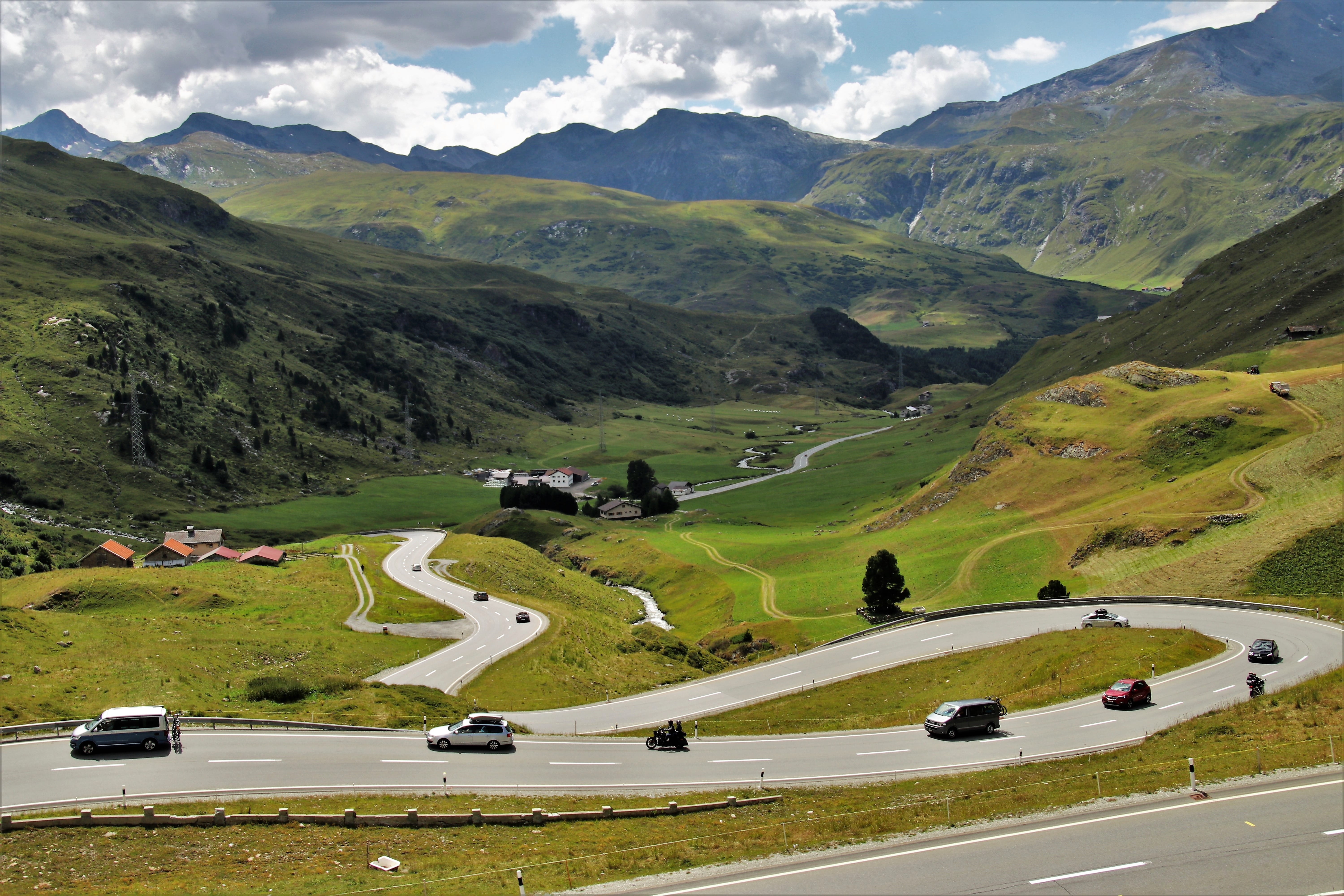 road, mode of transportation, outdoors, adventure, beauty in nature, the height of the, non-urban scene, far view, wander, high angle view, car, no people, HD Wallpaper