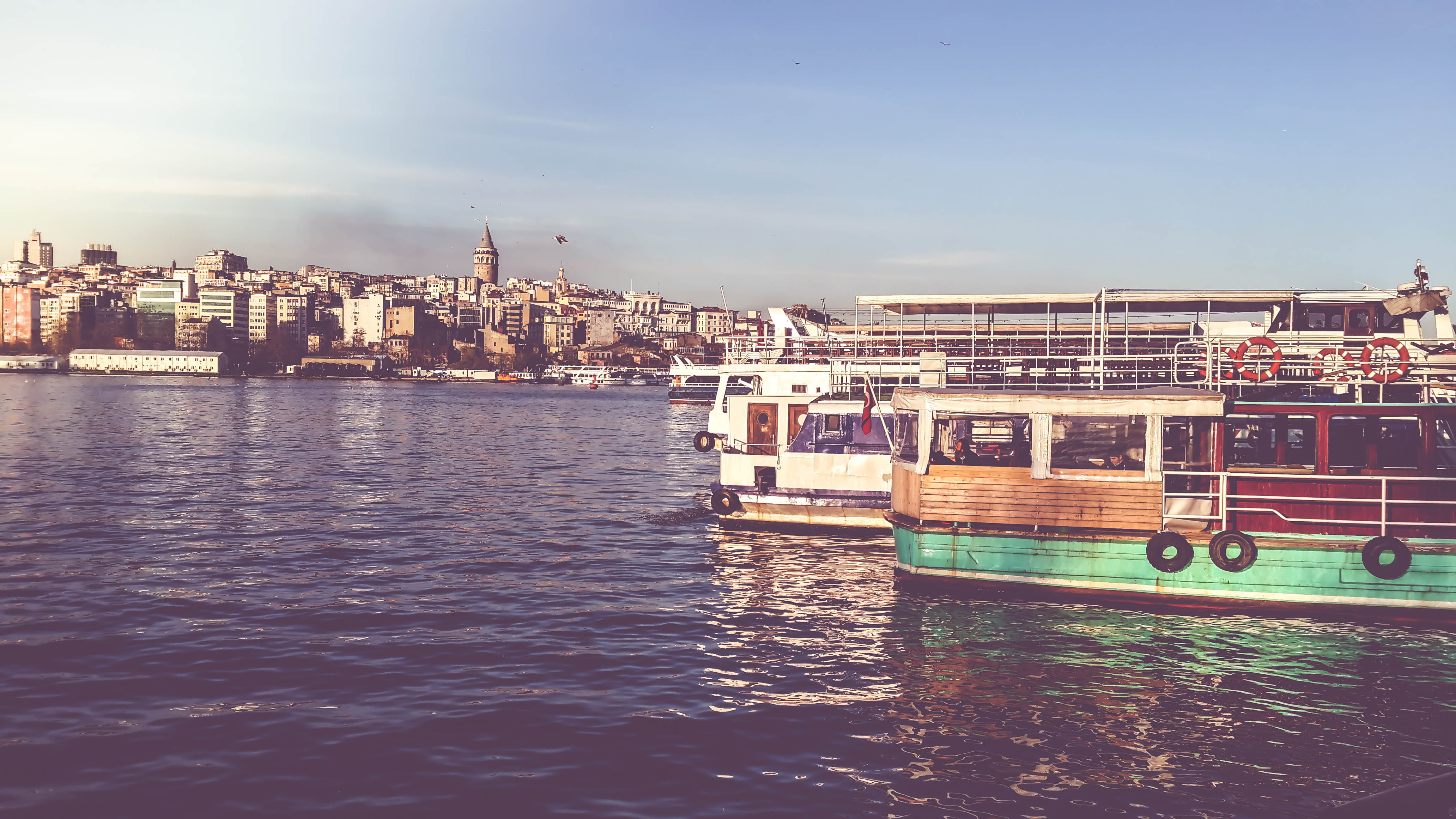 water, river, waterfront, two, boat, outdoors, passenger, daytime, sky, no people, boats, transportation, passenger Ship, color Image, white, travel Destinations, HD Wallpaper