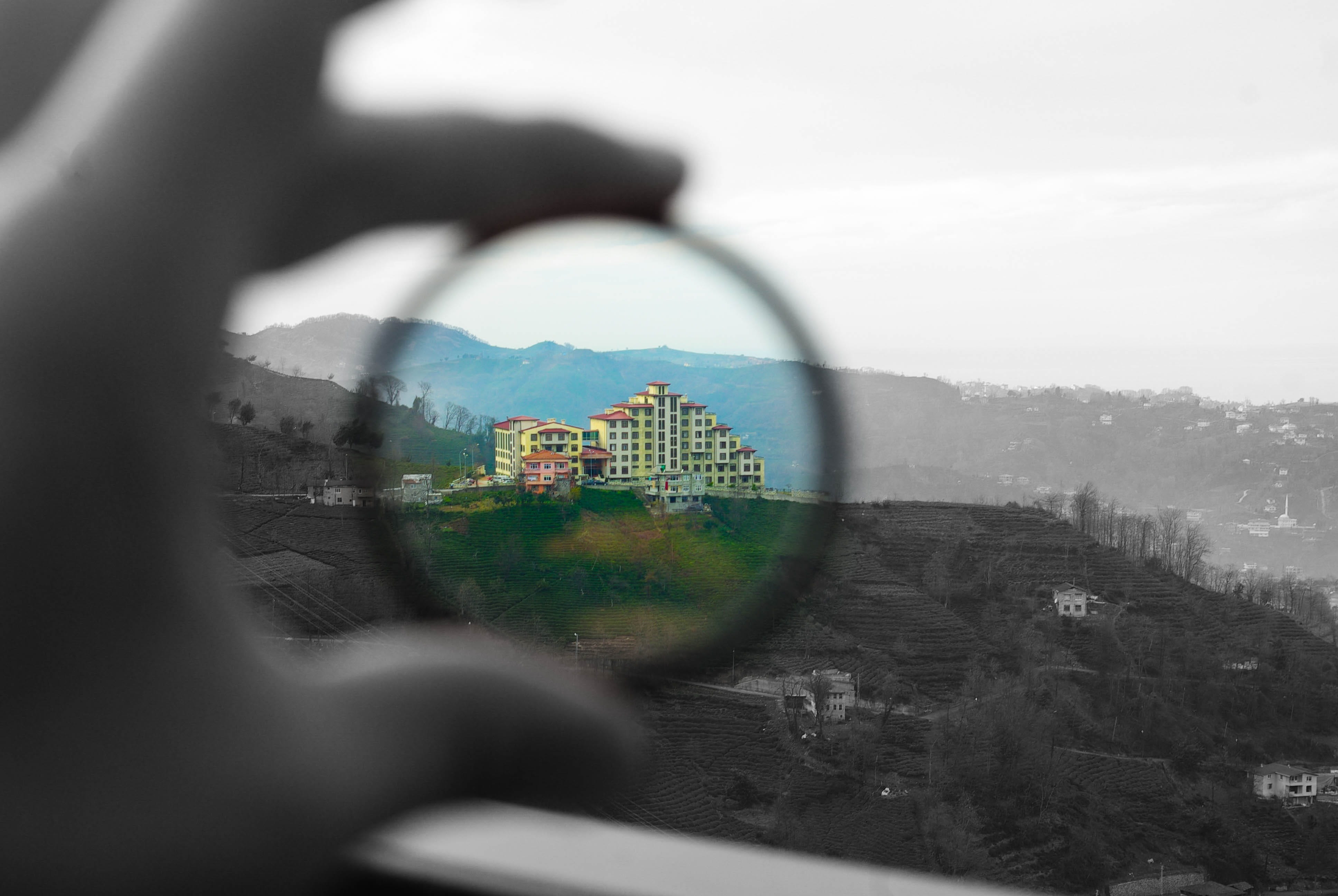 nature, day, Black, landscape, Filter, people, focus, photography, 4K, focus on background, globe - man made object, planet earth, built structure, black, HD Wallpaper