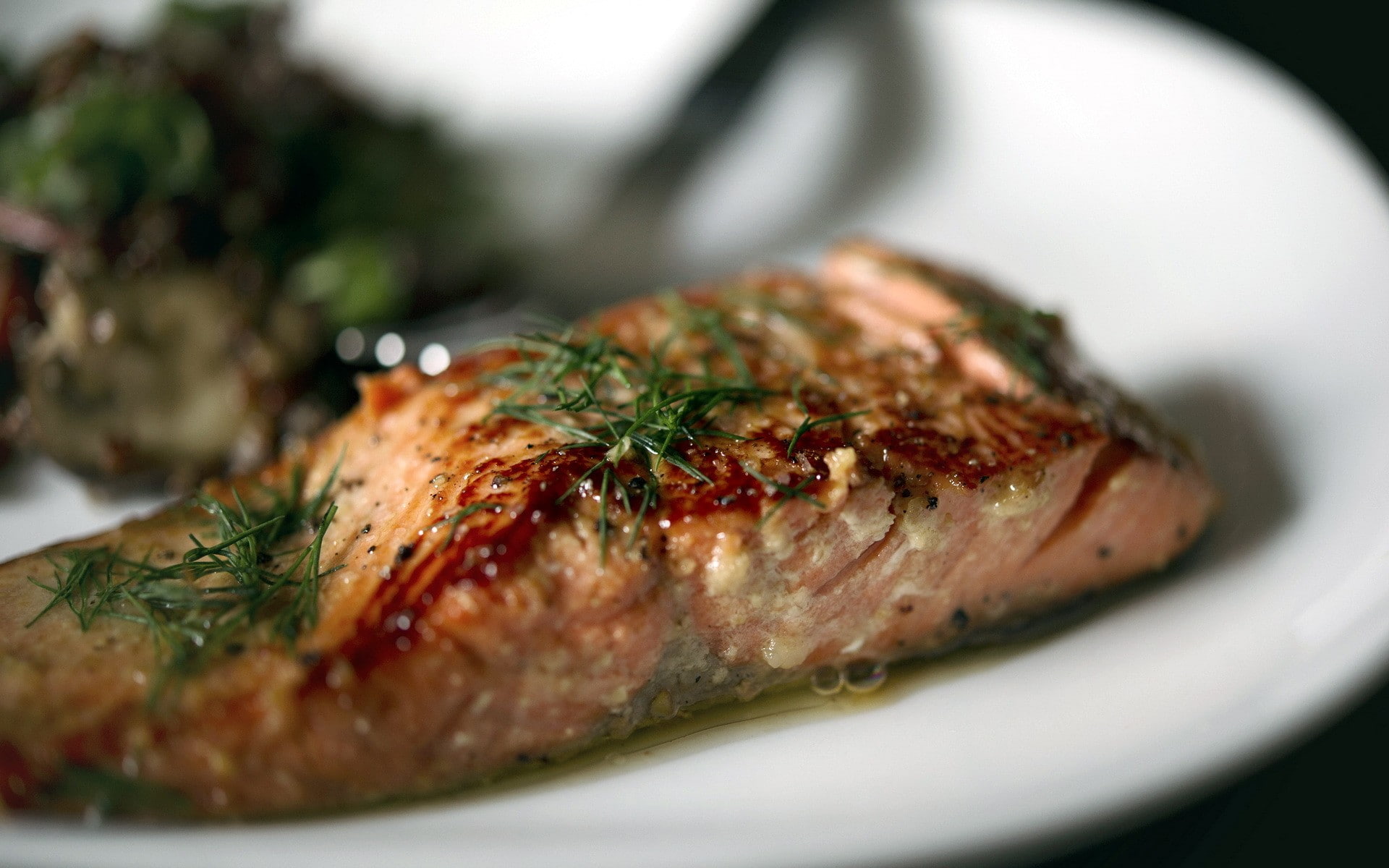 salmon, 1080P, food, fish, HD Wallpaper