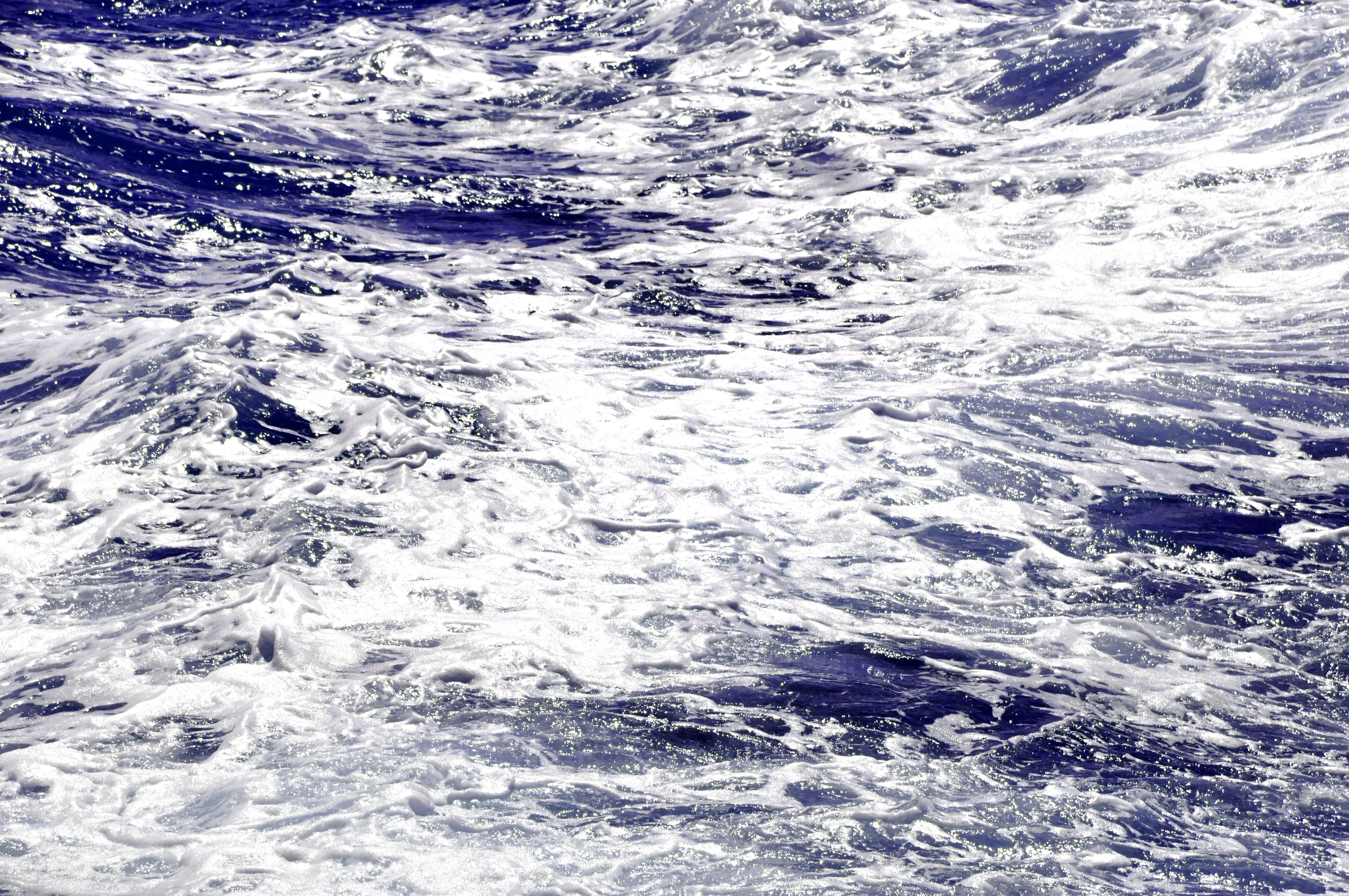 by the sea, nature, ocean, rippled, high angle view, full frame, blue, motion, abstract, pattern, no people, wave breaking, waterfront, tranquility, beauty in nature, HD Wallpaper