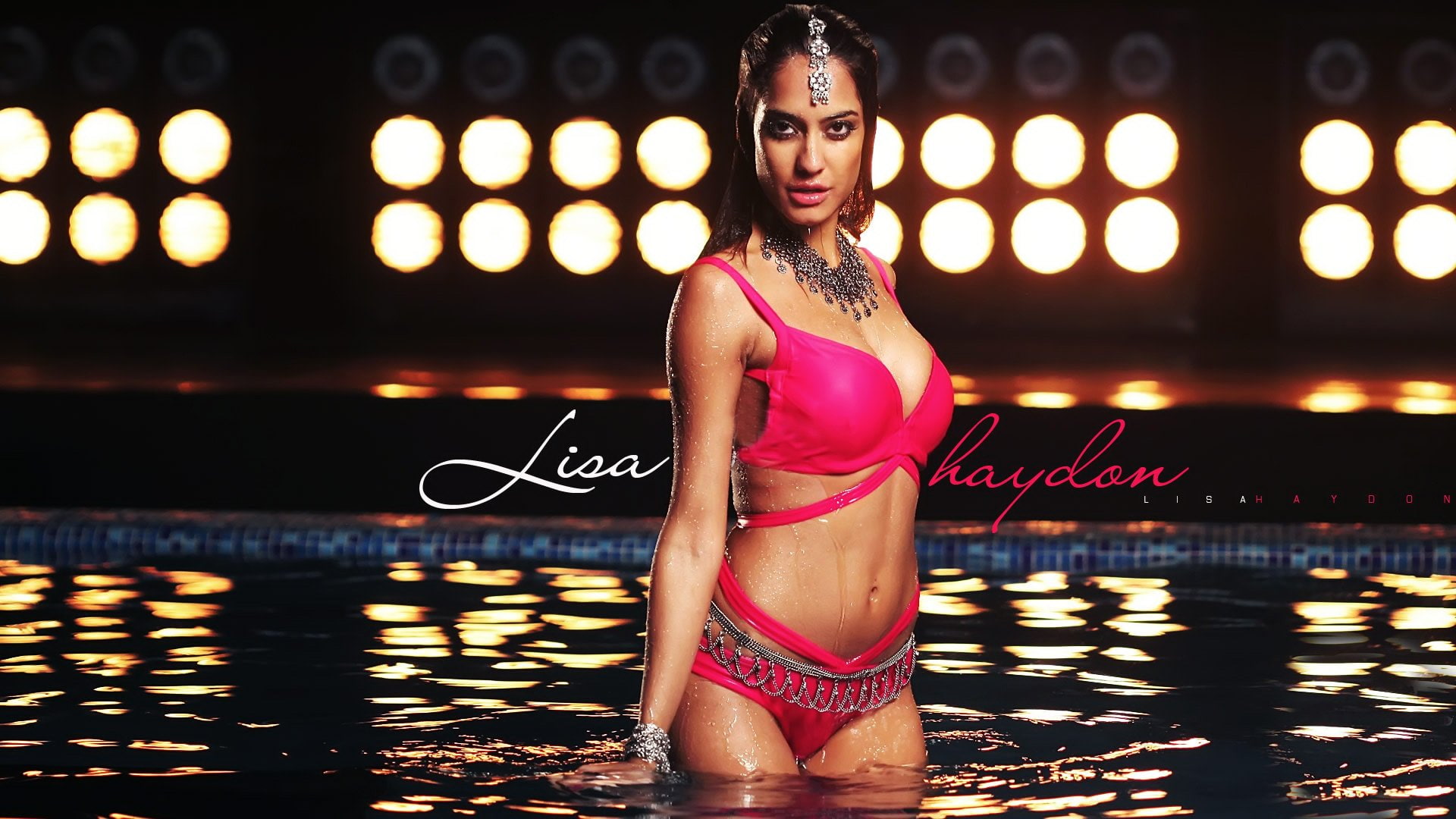 1080P, lisa, model, actress, babe, bollywood, haydon, HD Wallpaper