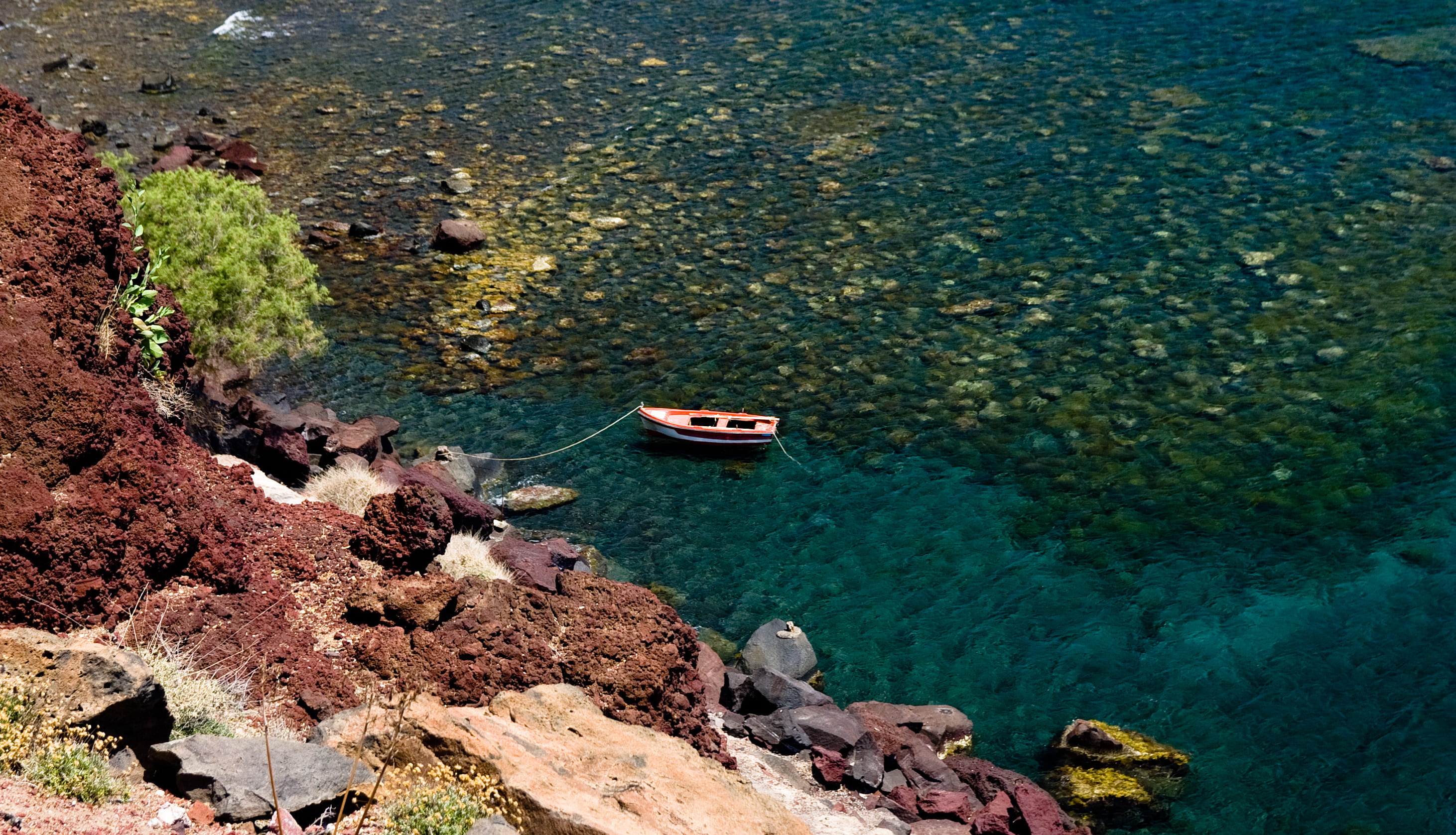outdoors, scenics - nature, water, sea, beach, high angle view, view, rock, tranquility, cliff, nature, mountain, beauty in nature, plant, day, nautical vessel, HD Wallpaper