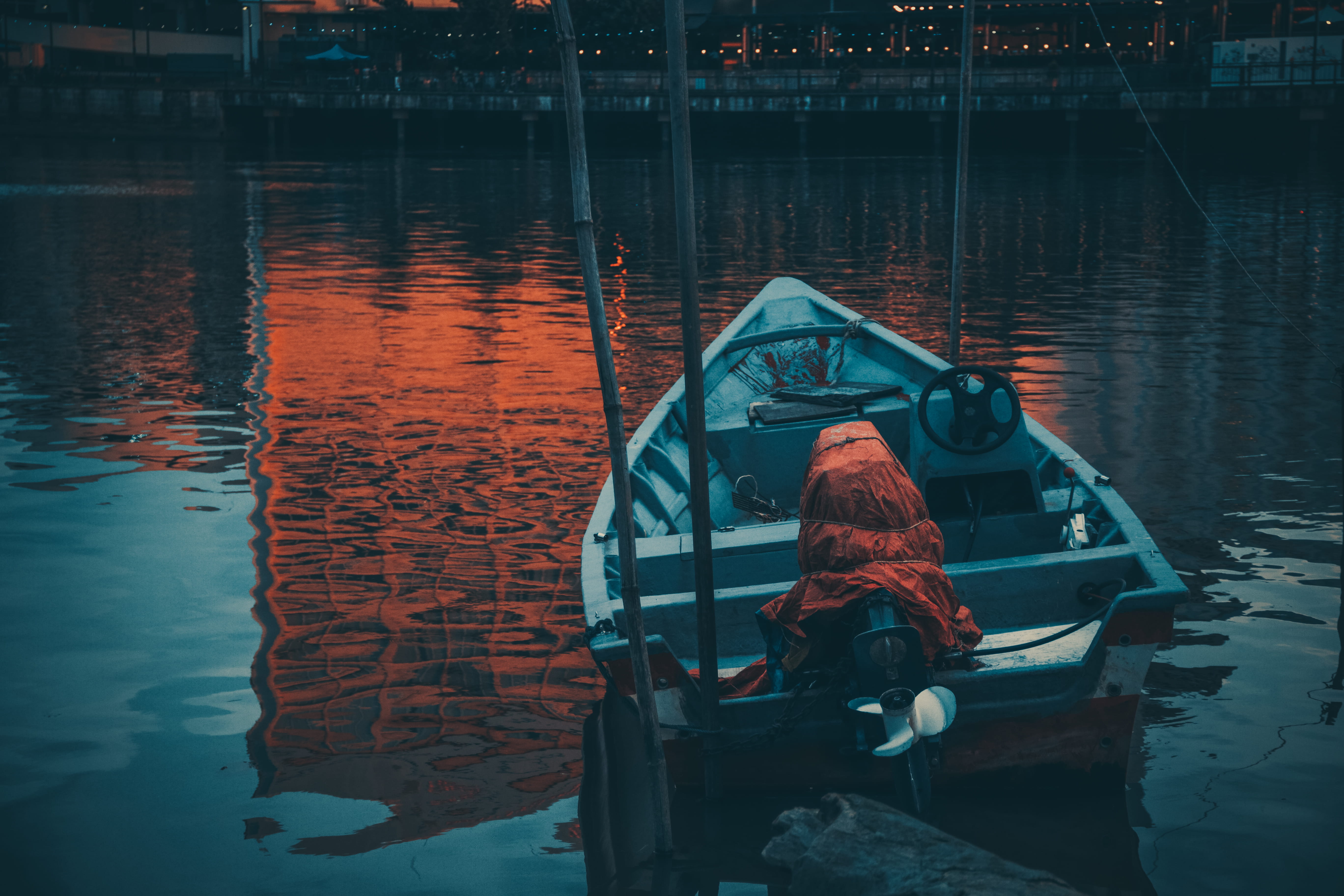 one person, waterfront, nautical vessel, water, motorboat, adult, day, dusk, photography, mode of transportation, outdoors, 5K, nature, real people, boat, HD Wallpaper