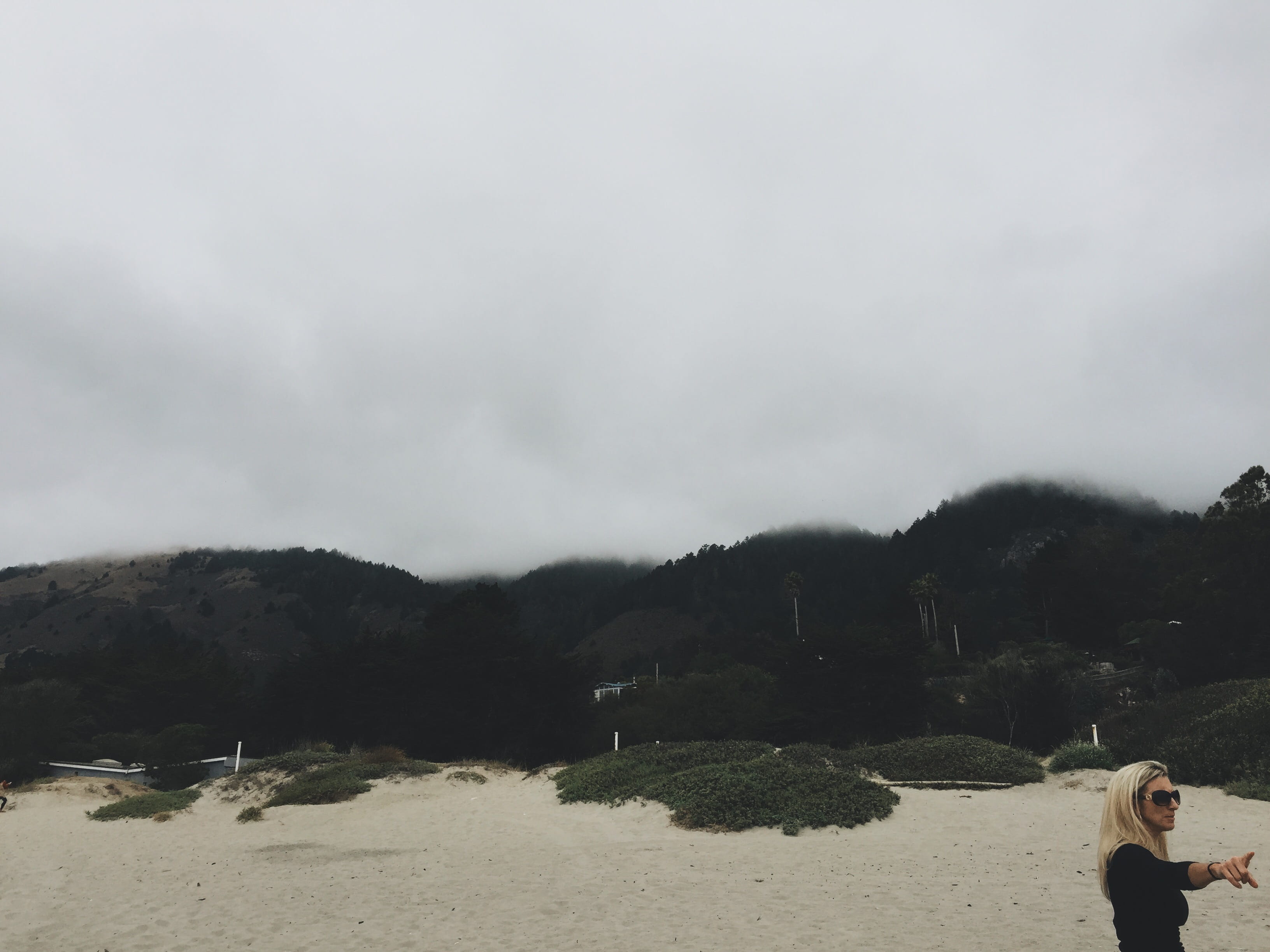 cloud - sky, lifestyles, scenics - nature, sky, tranquil scene, real people, environment, california, land, 2K, day, stinson beach, outdoors, tranquility, HD Wallpaper
