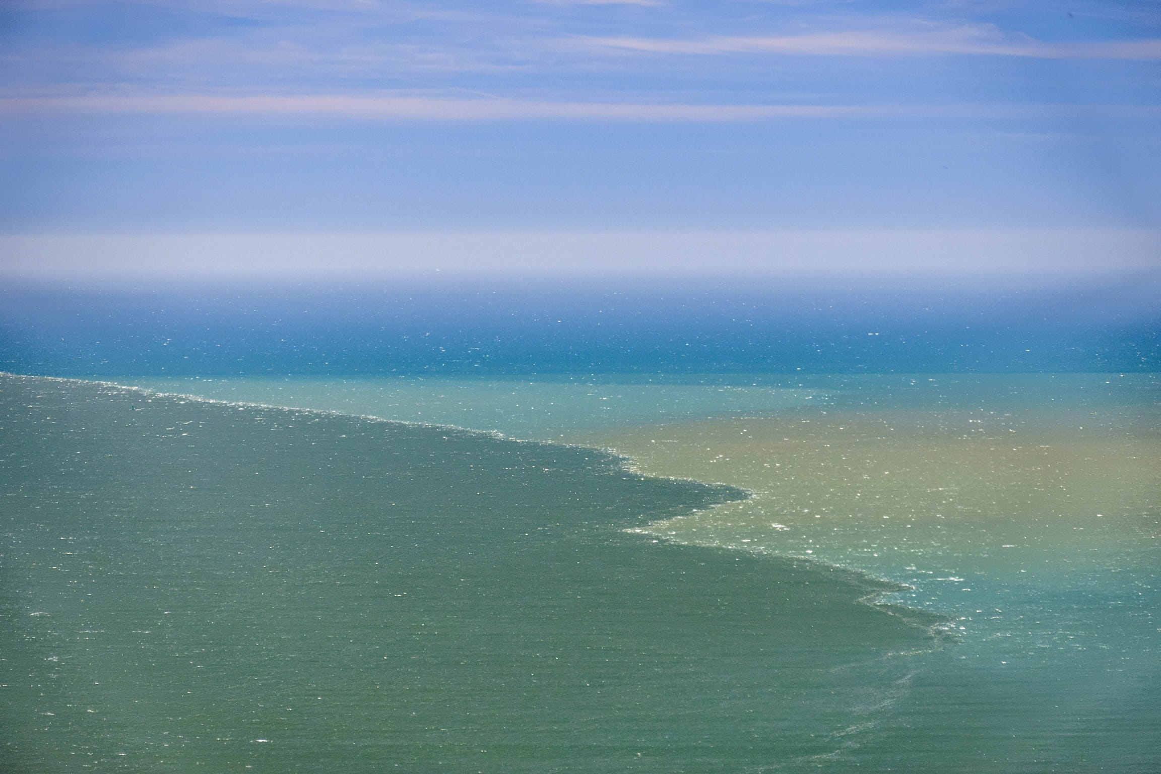 stinson beach, vibe, beauty in nature, blue, 1080P, aqua, nature, sea, tranquil scene, environment, horizon over water, aerial view, united states, ocean, HD Wallpaper