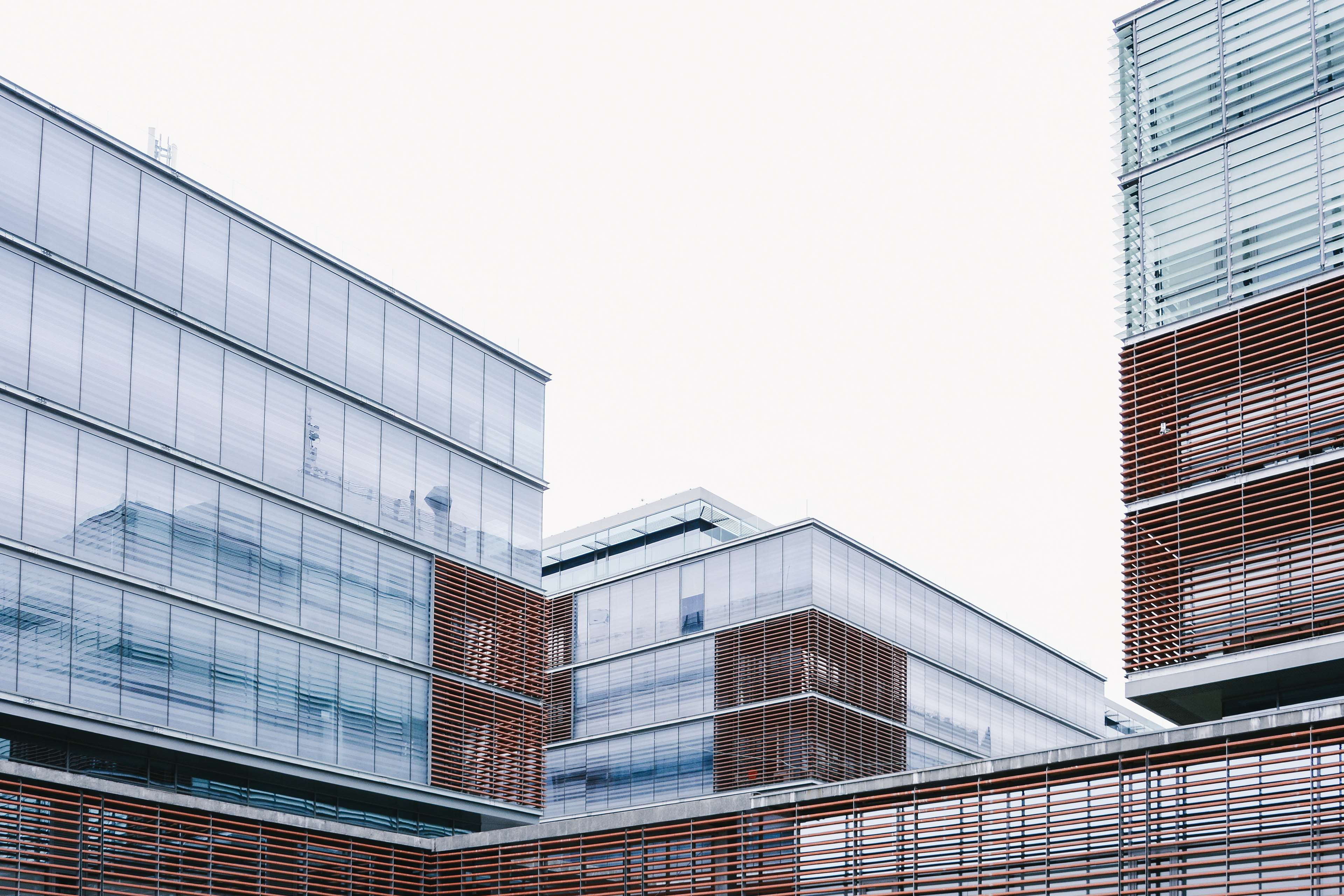 steel, perspective, office, mcraftpix, business man, photo, 4K, nature, reflect, building, architectural, built structure, financial district, business, HD Wallpaper