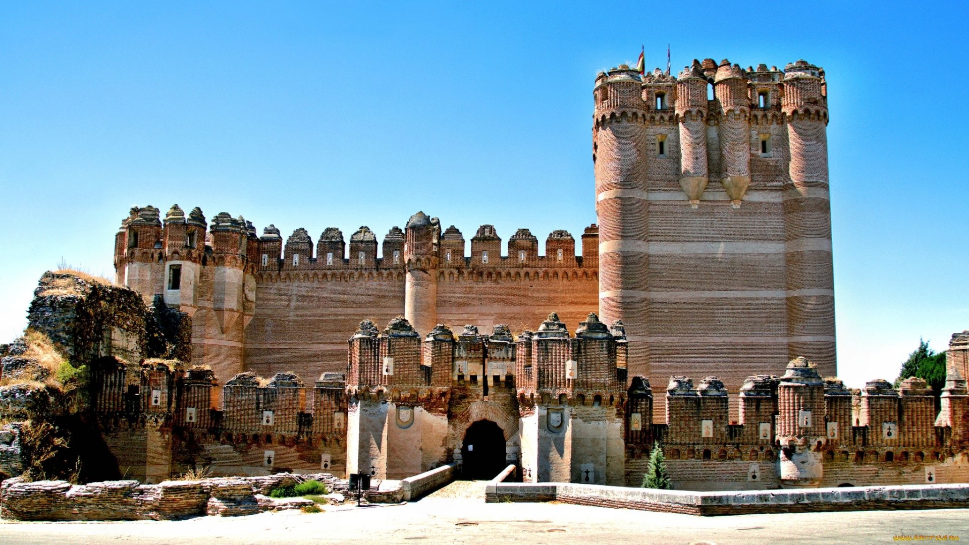 1080P, arhitecture, building, beautiful, castle, HD Wallpaper