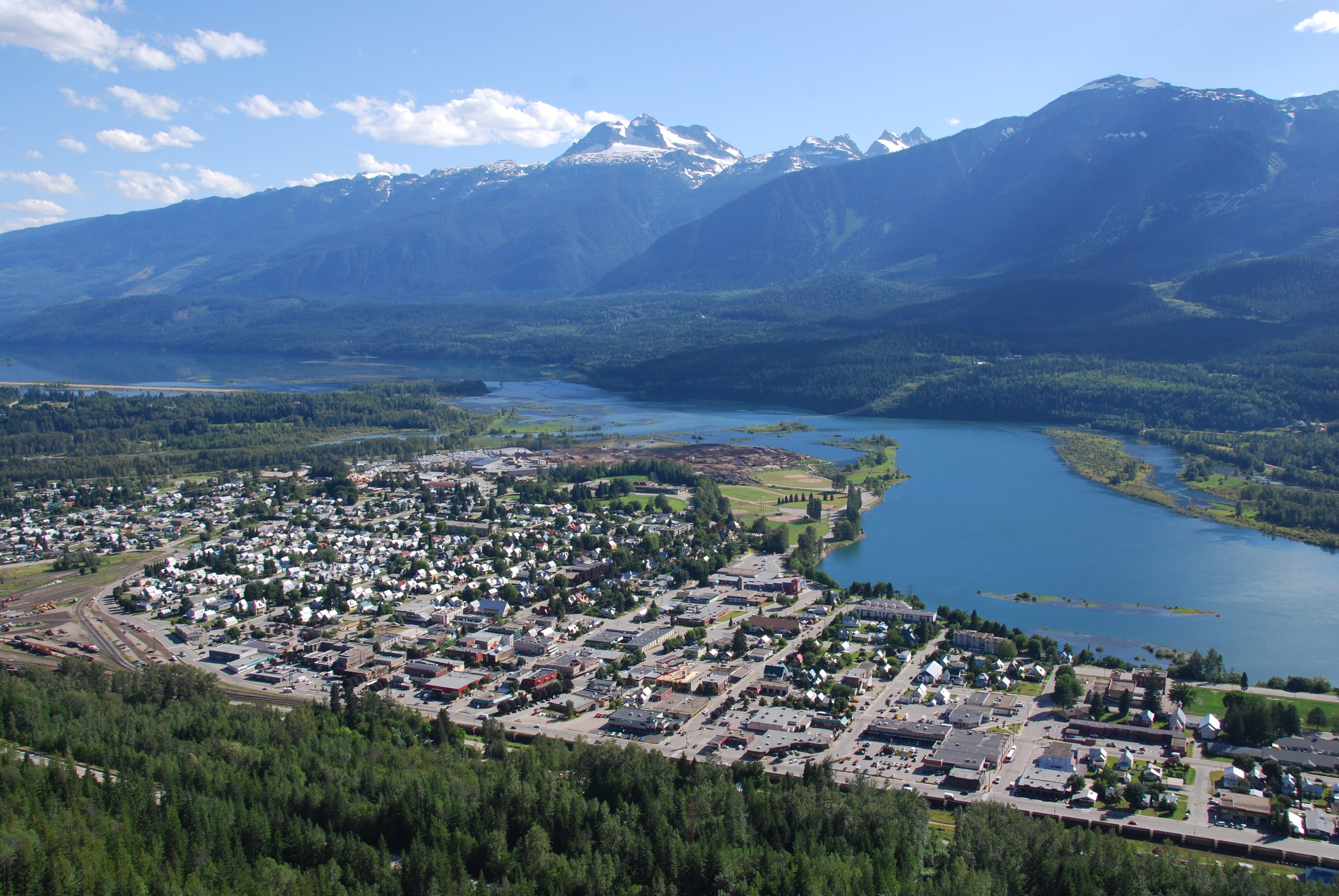 city, relax, residential district, sky, river, building exterior, travel, canada, water, built structure, scenics - nature, plant, cityscape, building, HD Wallpaper