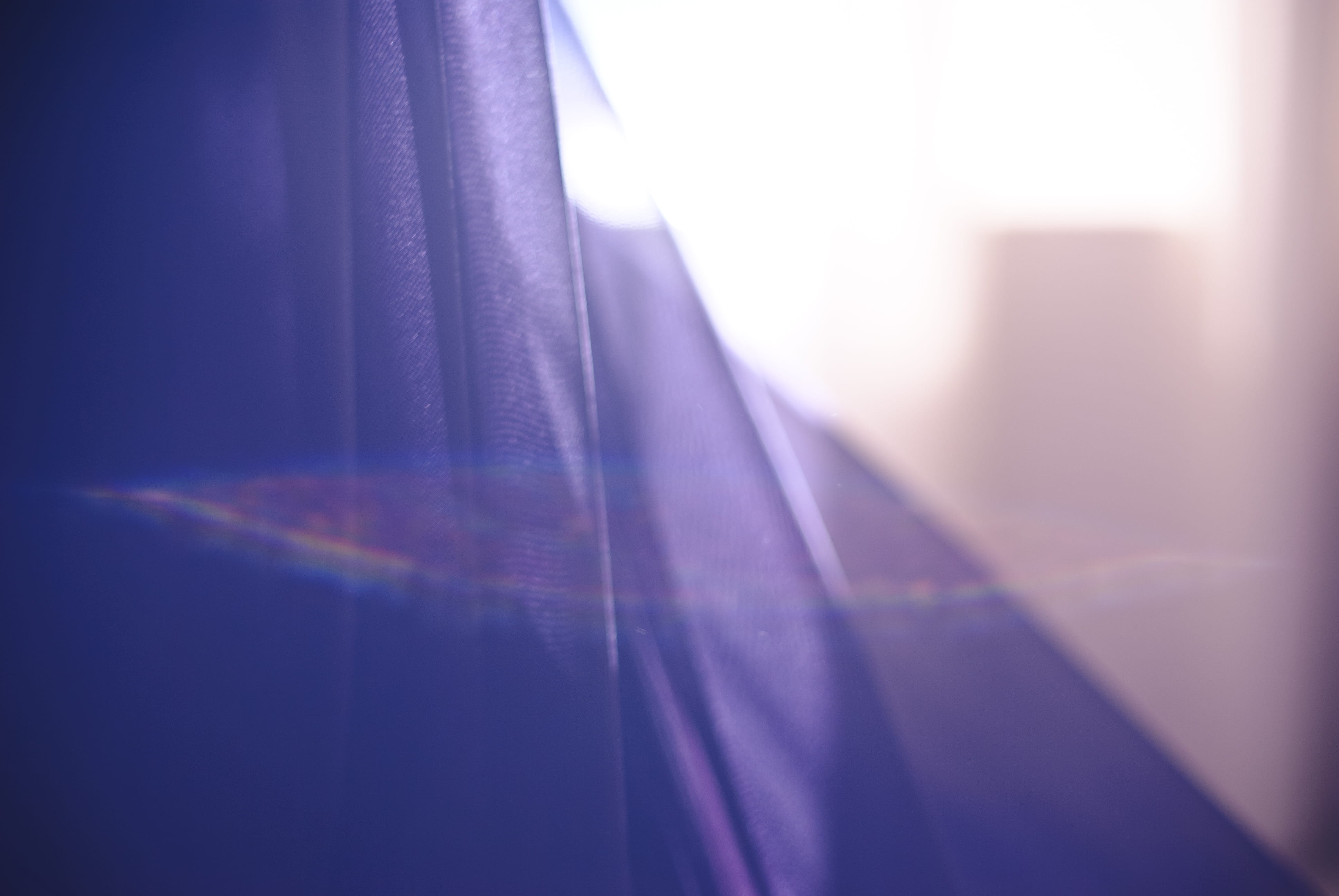 no people, blue, space, lens flare, bright, glass - material, brightly lit, lightweight, window, sun, light, swish, turn, abstract, nature, curtain, rainbow, HD Wallpaper