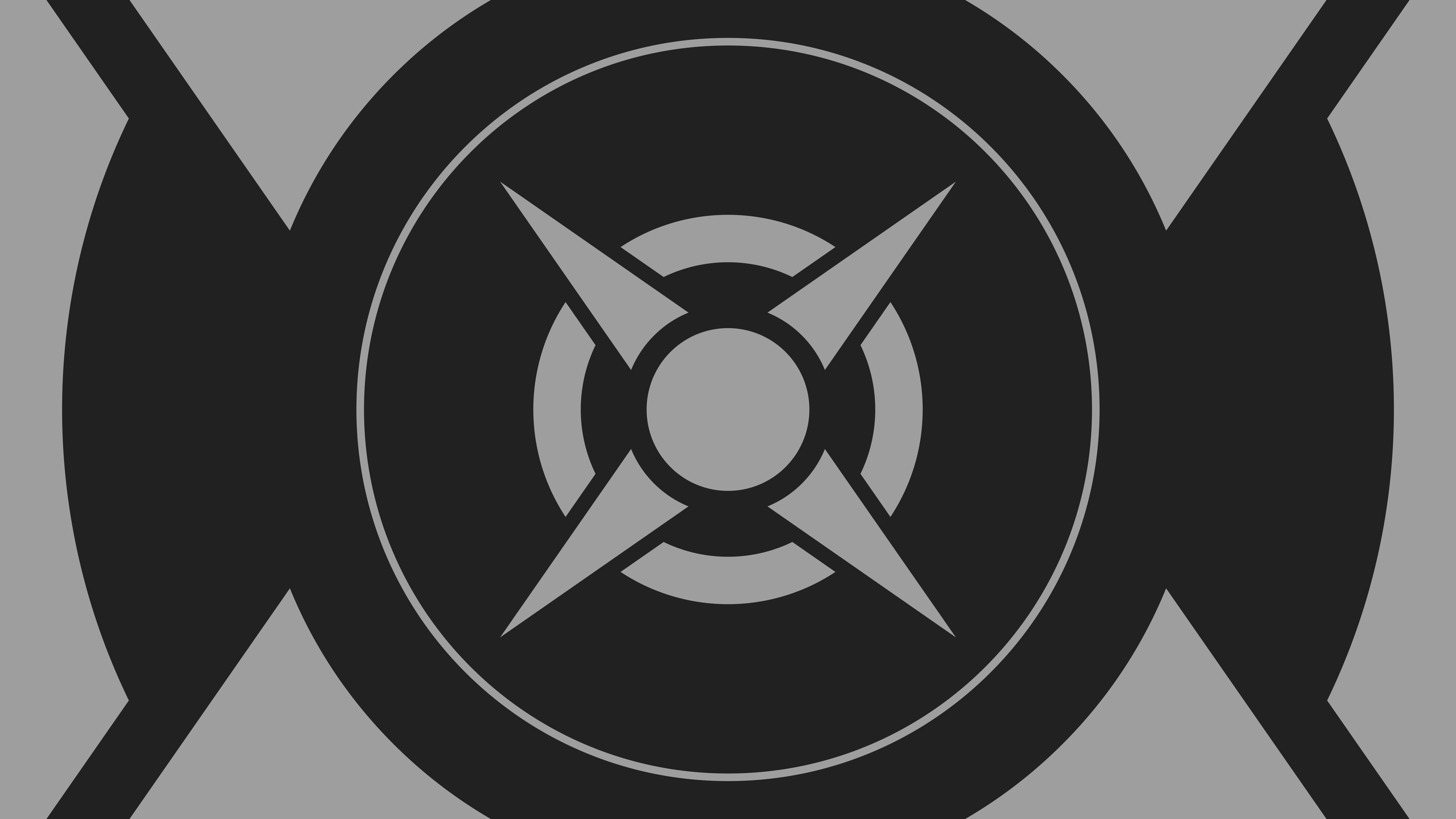 Symmetry, monochrome, 8K, circle, Kinetic, Destiny (video Game), Material Style, grey, HD Wallpaper