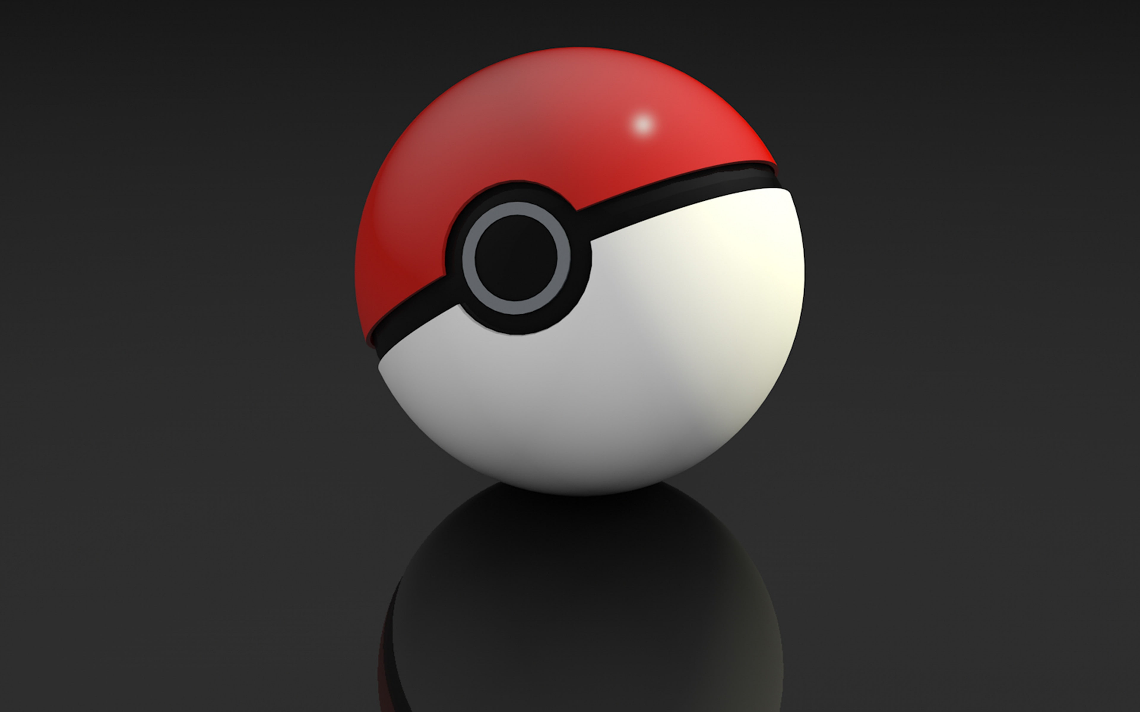 3D, pokemon go, game, pokebol backgrounds, 4K, download 3840x2400 pokemon go, HD Wallpaper