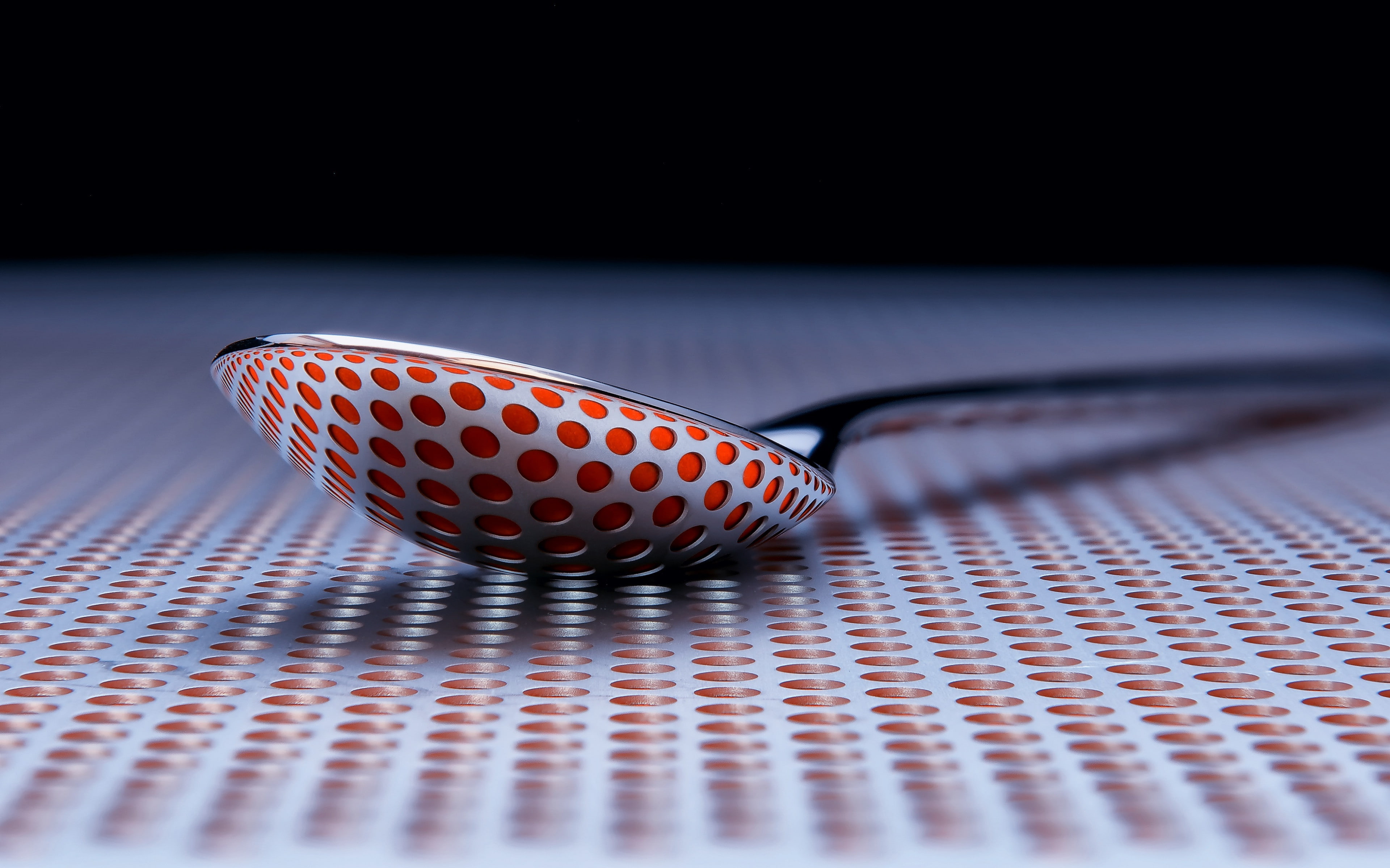 circles, Download 3840x2400 spoon, surface, 3d backgrounds, 4K, structure, spoon, HD Wallpaper