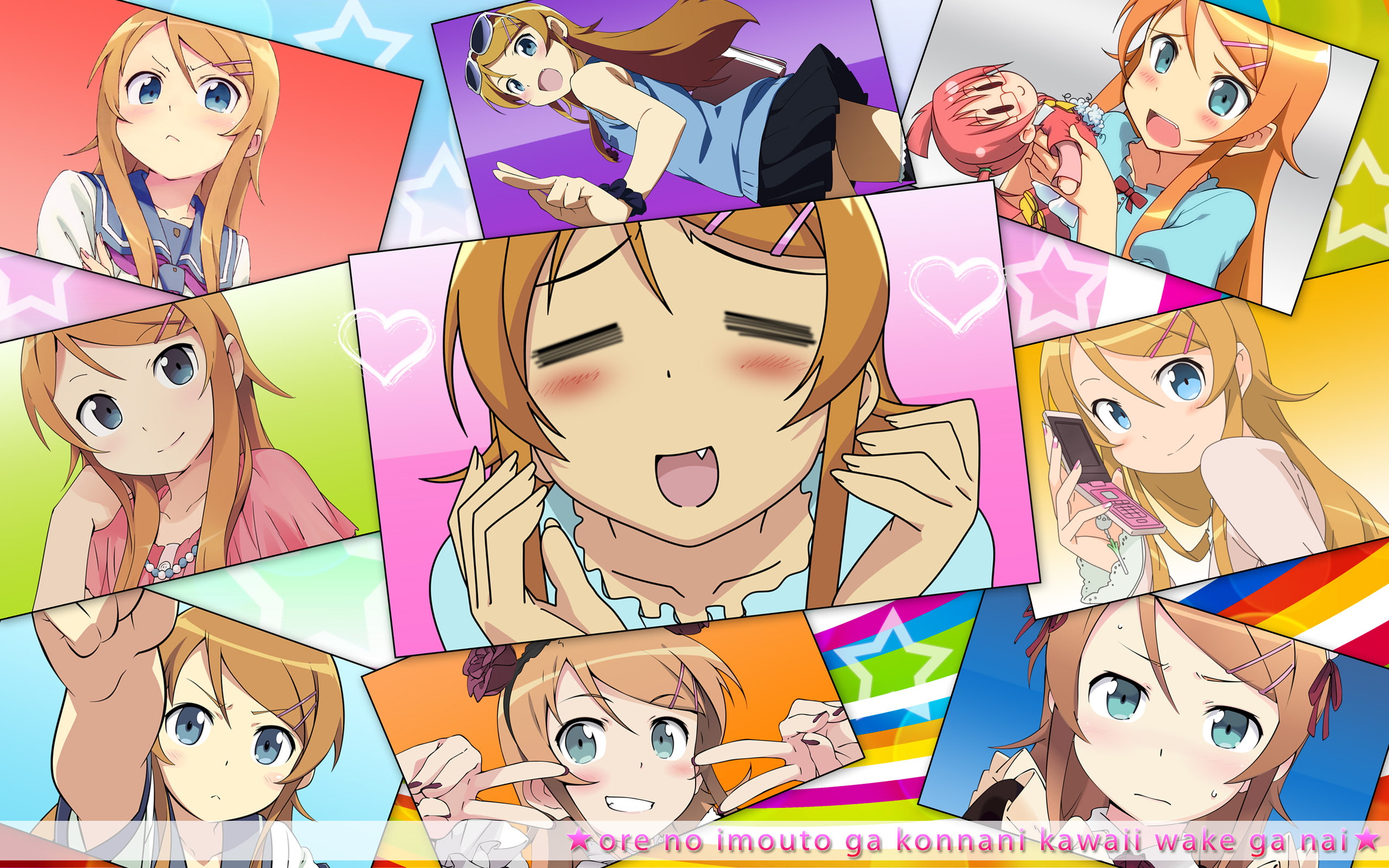 Anime, Oreimo, 2K, HD Wallpaper