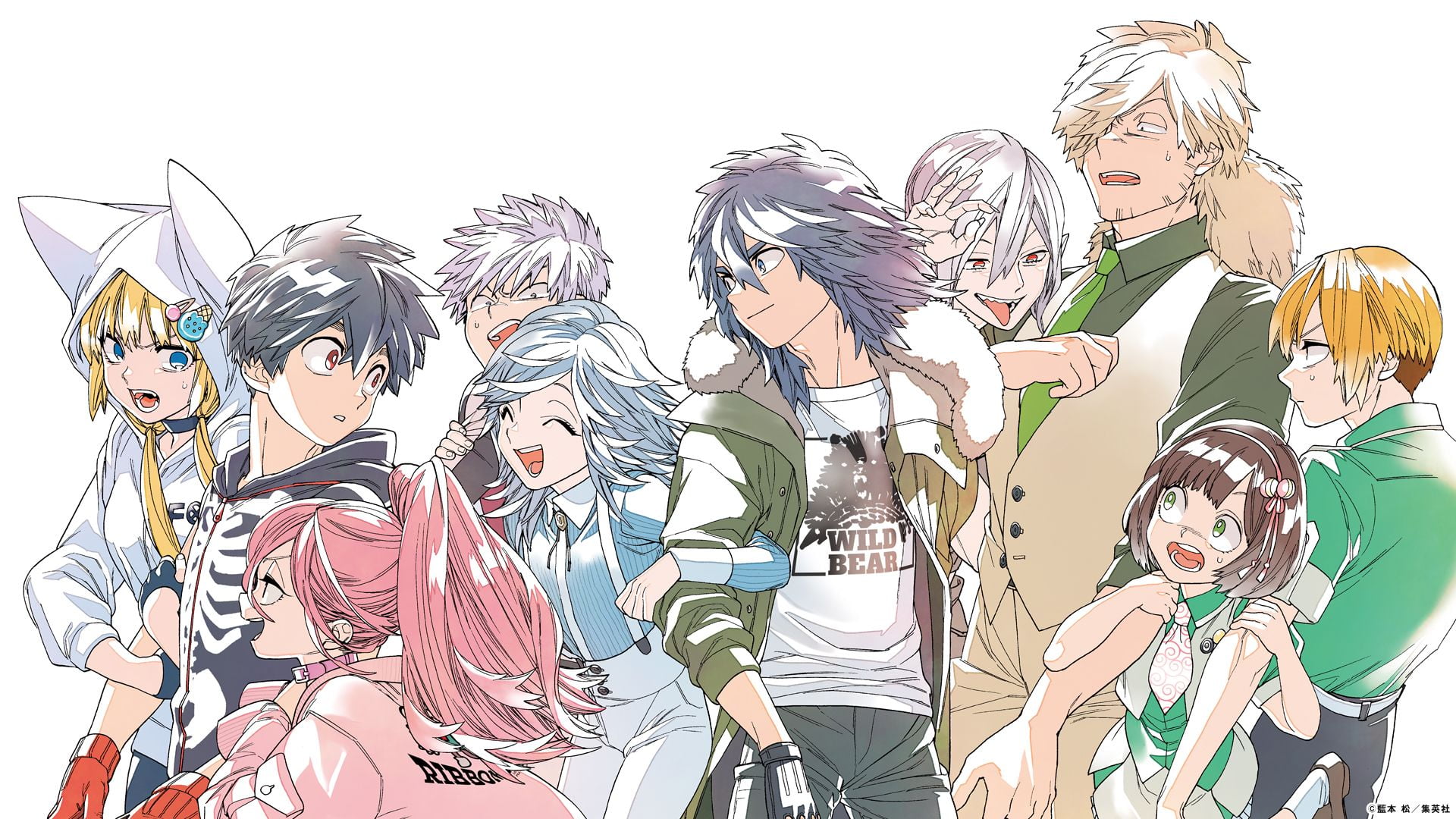 anime, 1080P, anime boys, Kemono Jihen, anime girls, HD Wallpaper