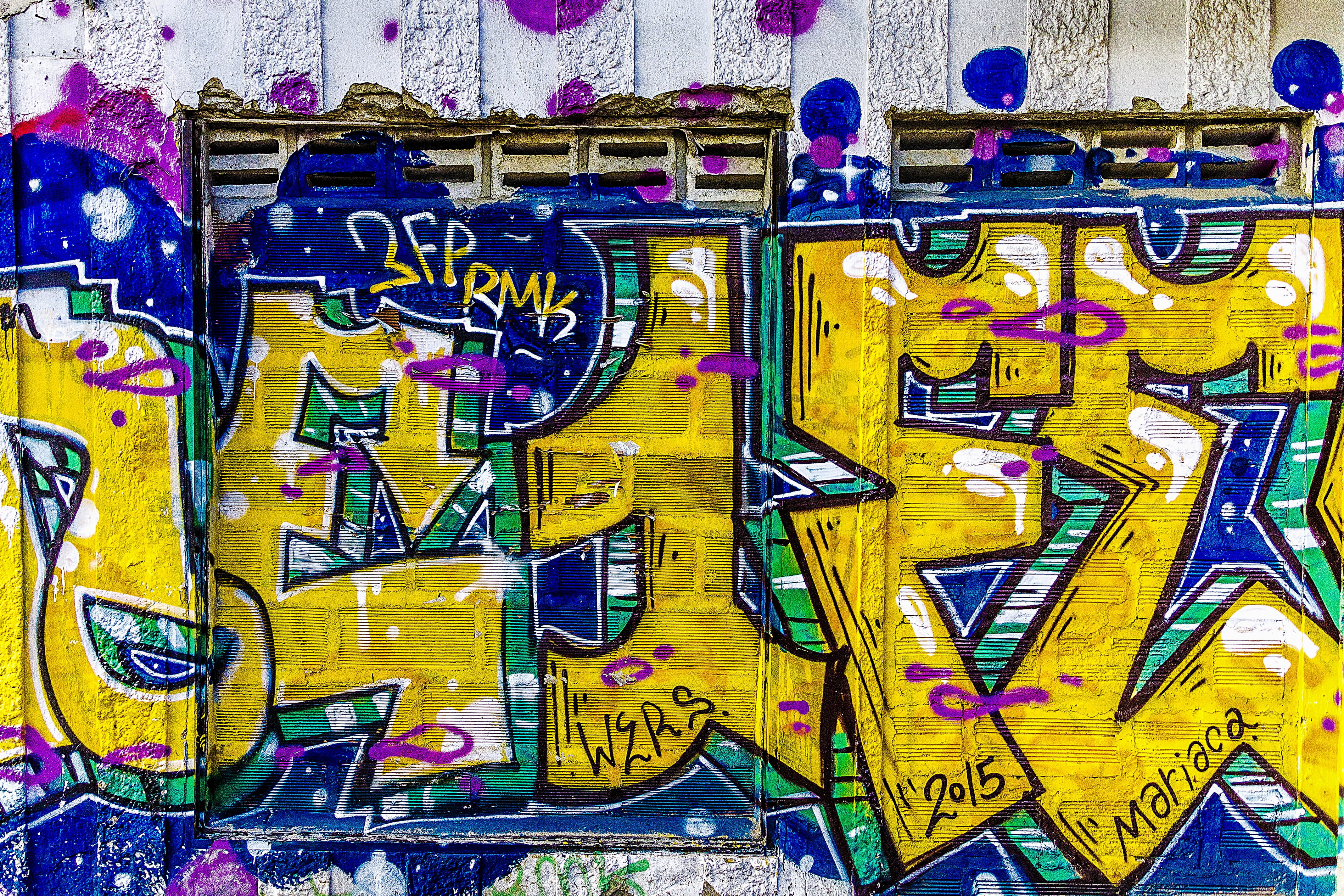art, human representation, creativity, artistic, close-up, spray paint, medellin, backgrounds, multi colored, built structure, 4K, background, pattern, HD Wallpaper