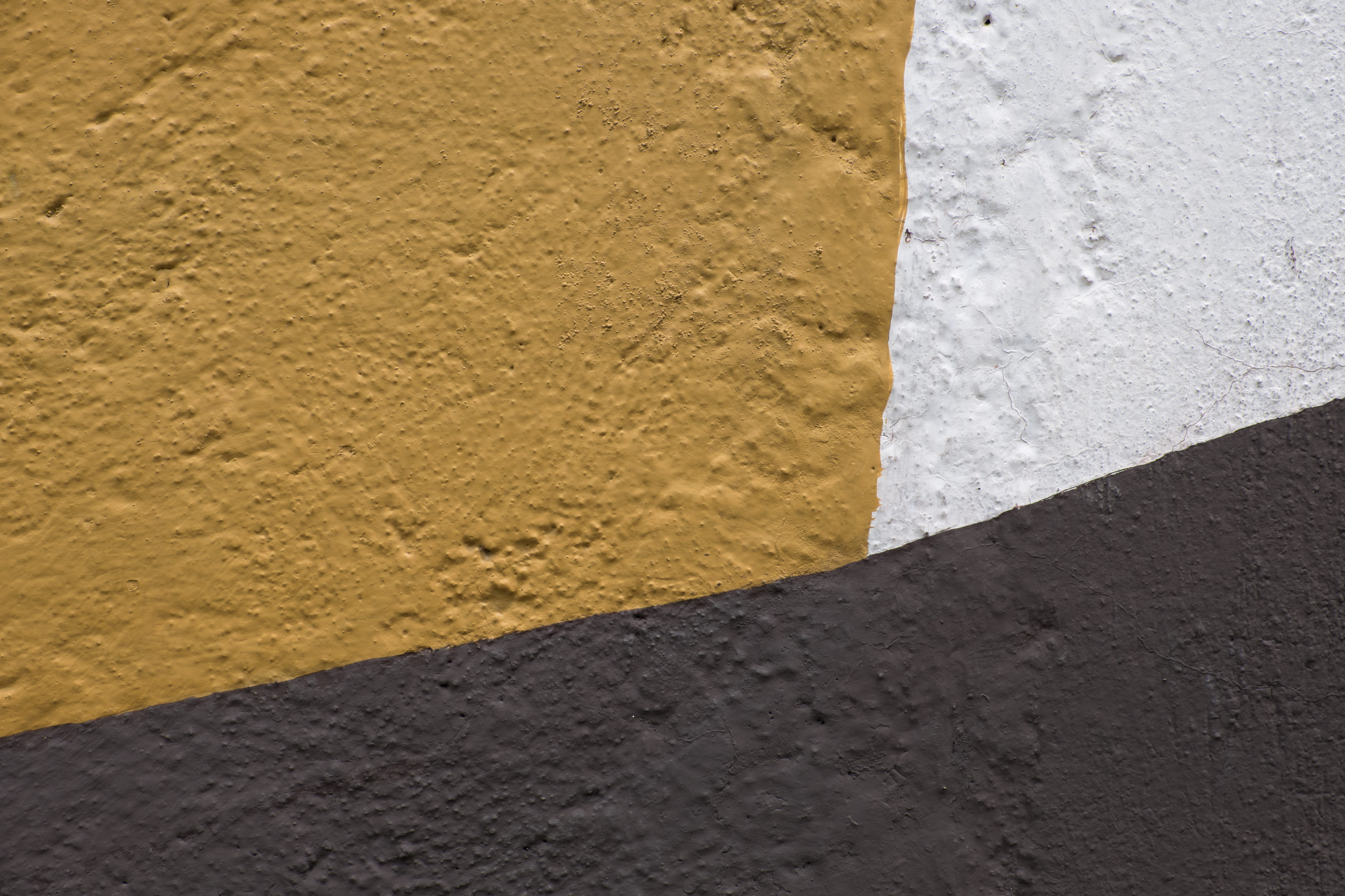 no people, gray, full frame, concrete, outdoors, sunlight, backgrounds, closeup, stone wall, close-up, wall, built structure, yellow, architecture, pattern, HD Wallpaper