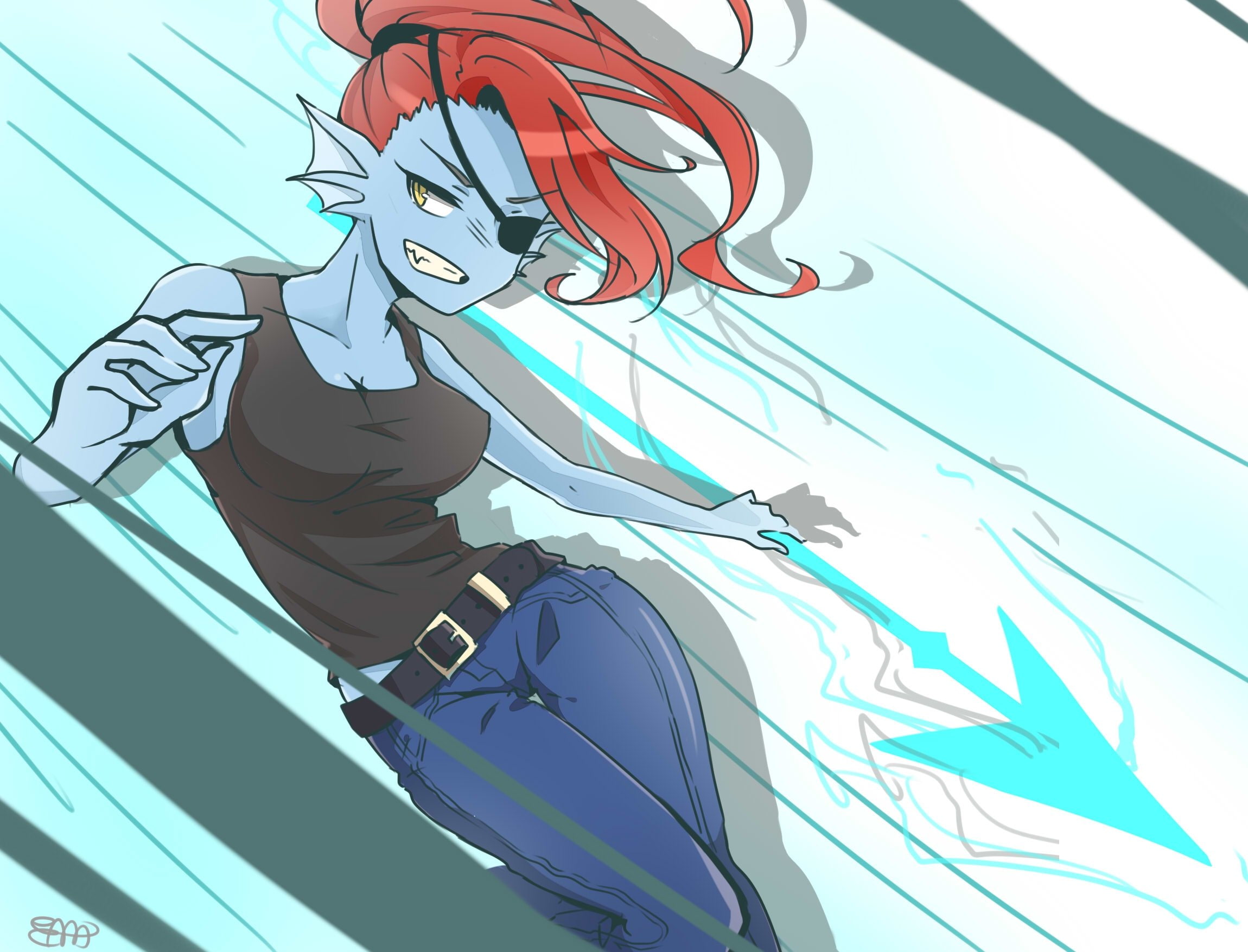 Video Game, Undyne (Undertale), Undertale, 1080P, HD Wallpaper
