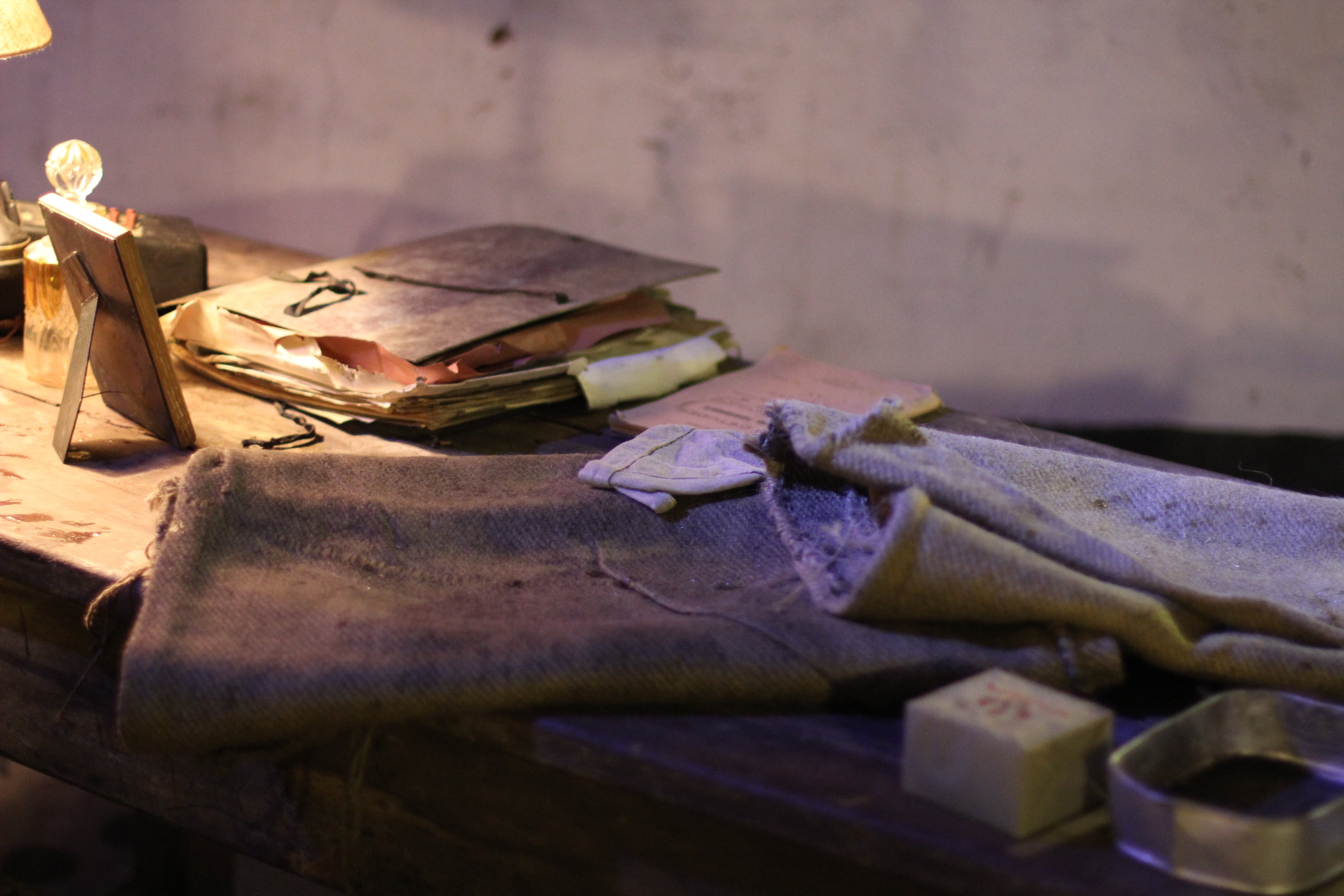 still life, the past, run-down, old, forms, soldier, obsolete, metal, stack, 5K, leather, paper, table, close-up, book, publication, contract, document, HD Wallpaper