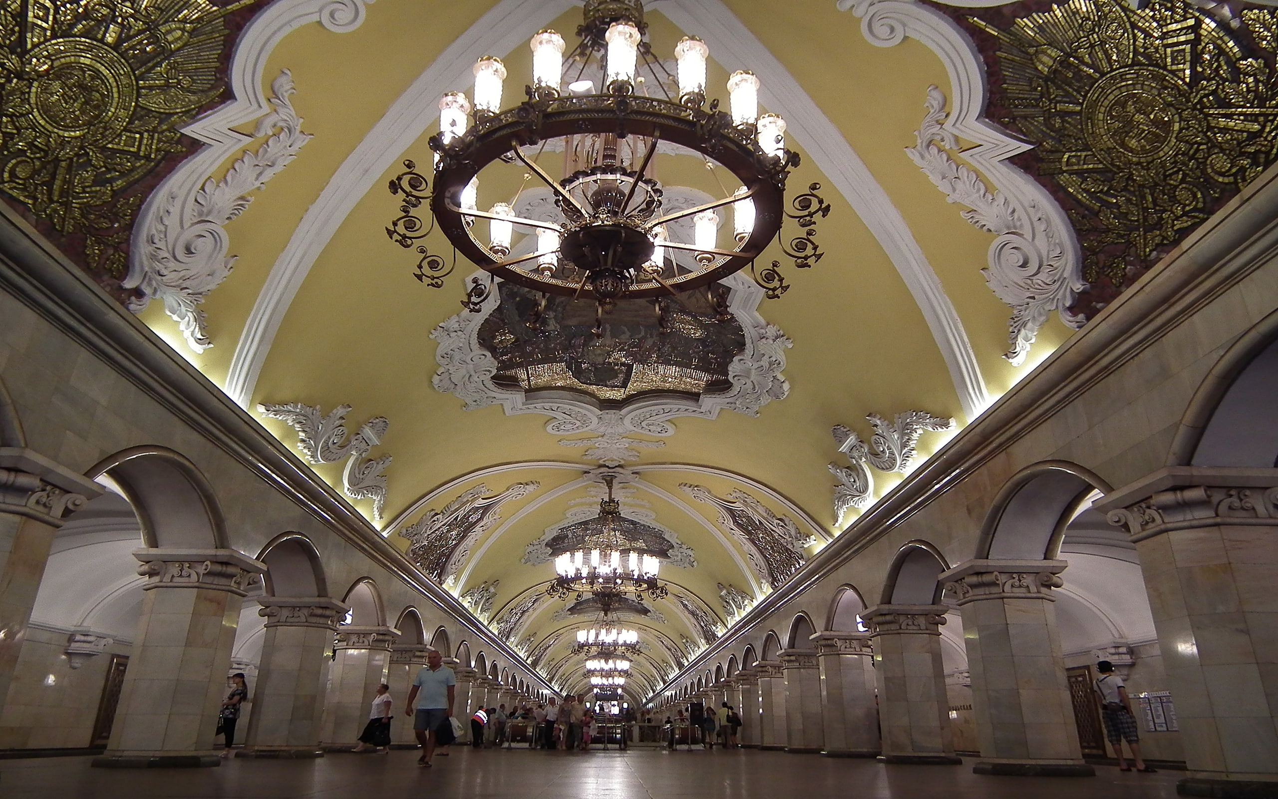 moscow, subway, komsomol, 2K, metro, HD Wallpaper