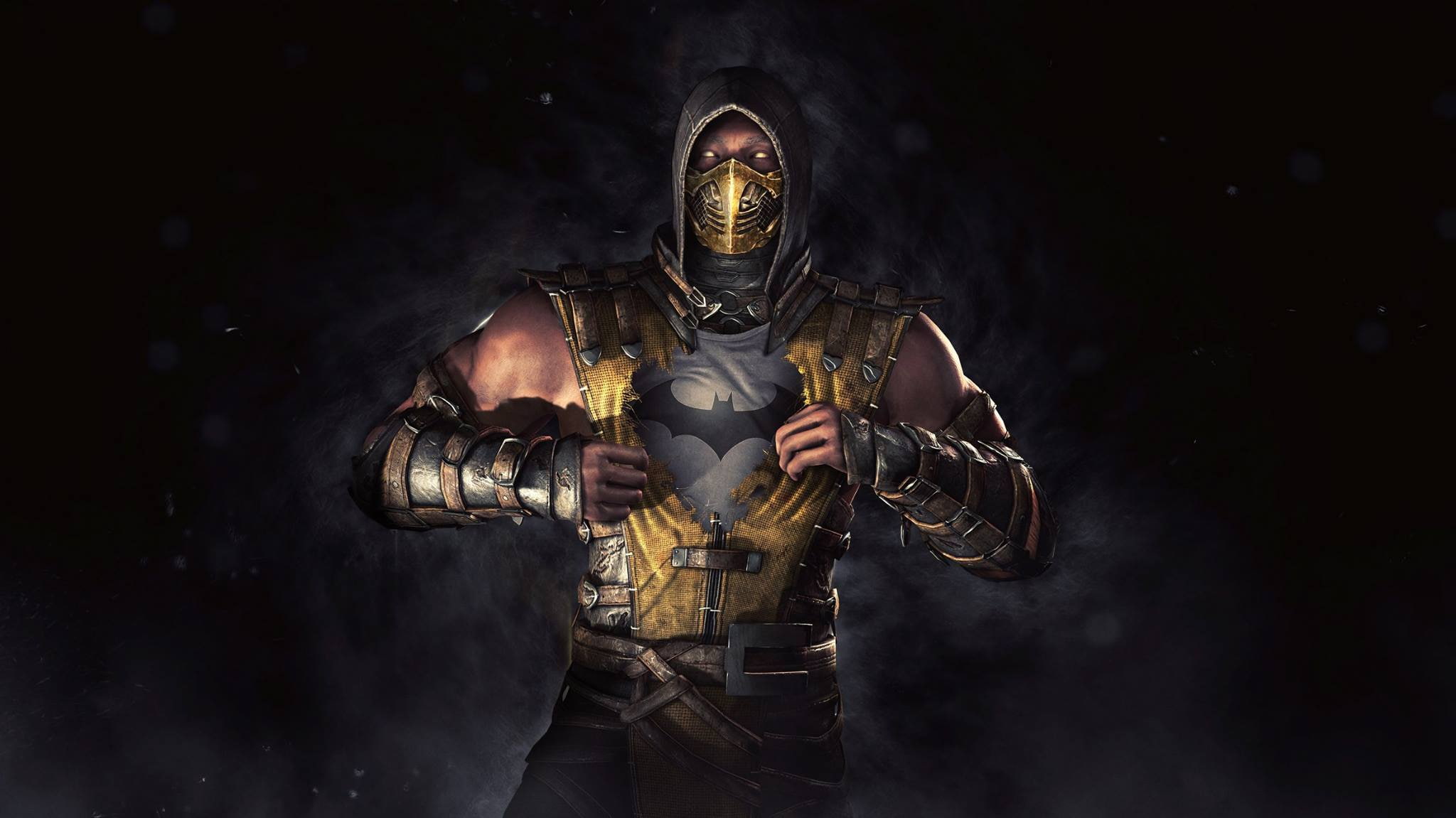 Xbox One, Batman, PC Games, kombat, x, mortal, Mortal Kombat X, scorpion, 1080P, PS4, digital, poster, HD Wallpaper