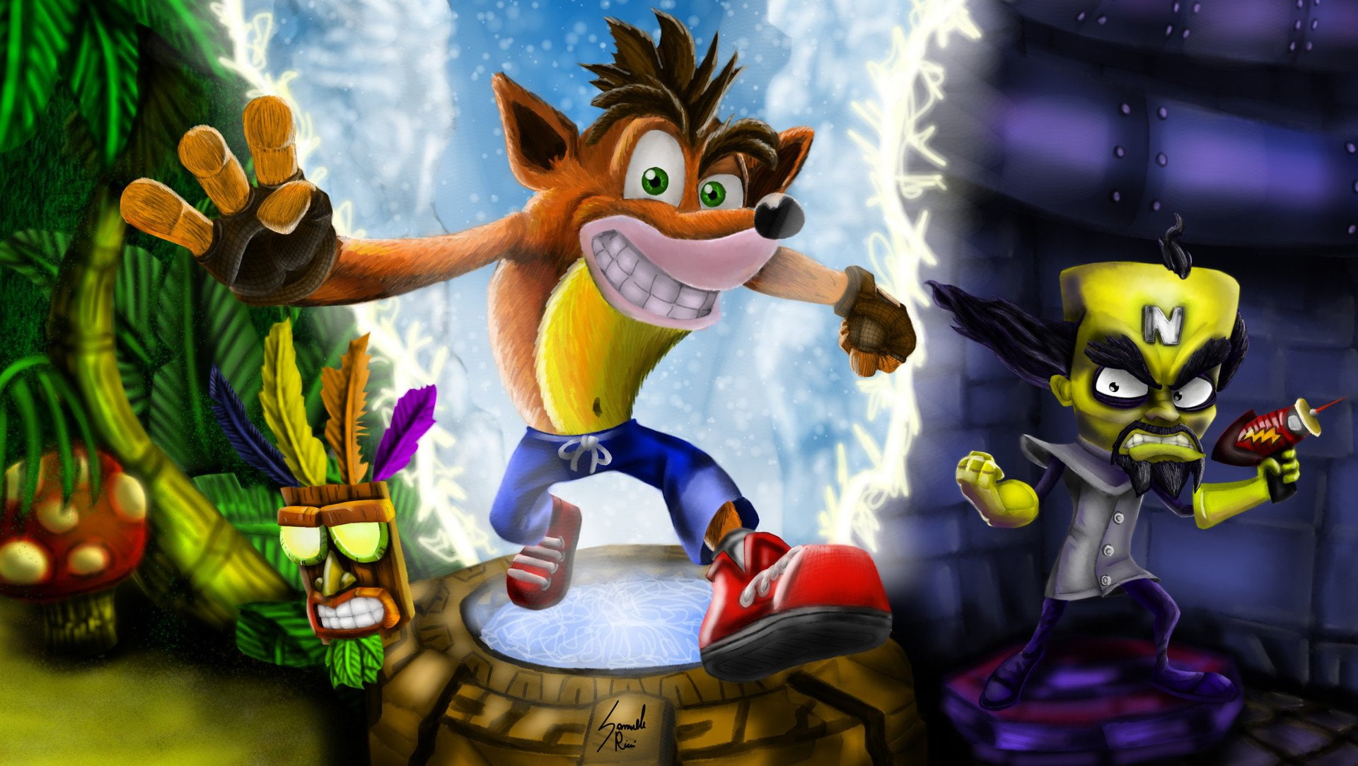 Crash Bandicoot (Character), Video Game, 1080P, Crash Bandicoot N. Sane Trilogy, HD Wallpaper